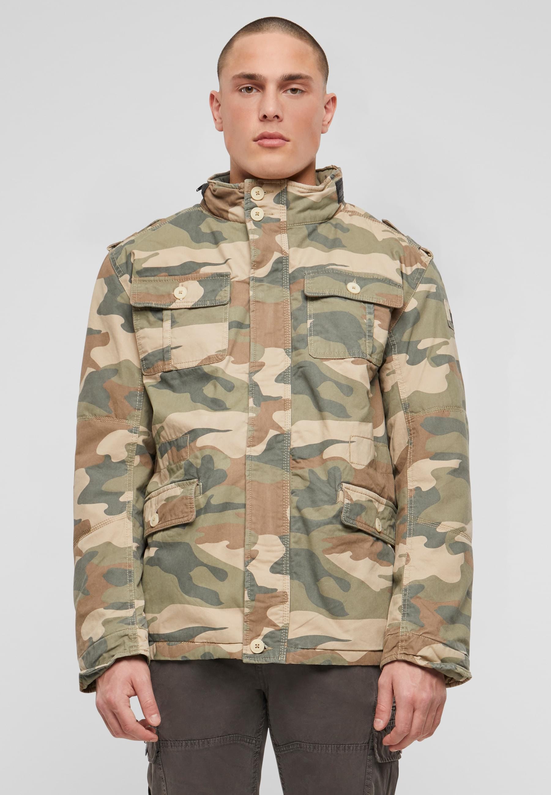 Brandit Allwetterjacke »Brandit Herren Britannia Winter Jacket« 1 Stk. tlg. ohne Kapuze