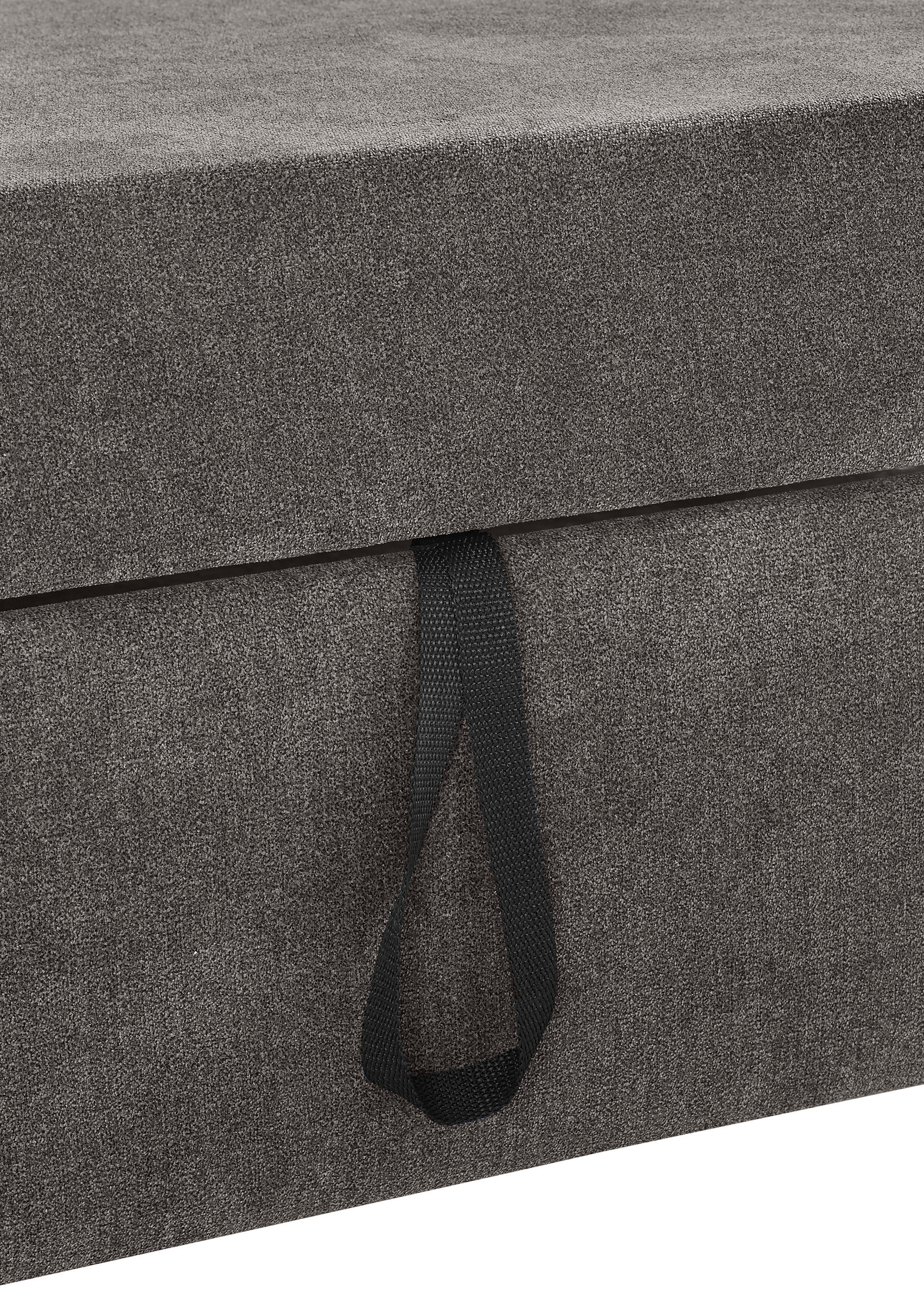 DOMO collection Ecksofa »Pegnitz, elegante Rückensteppung, komfortabel, L-Form«, wahlweise mit Bettfunktion