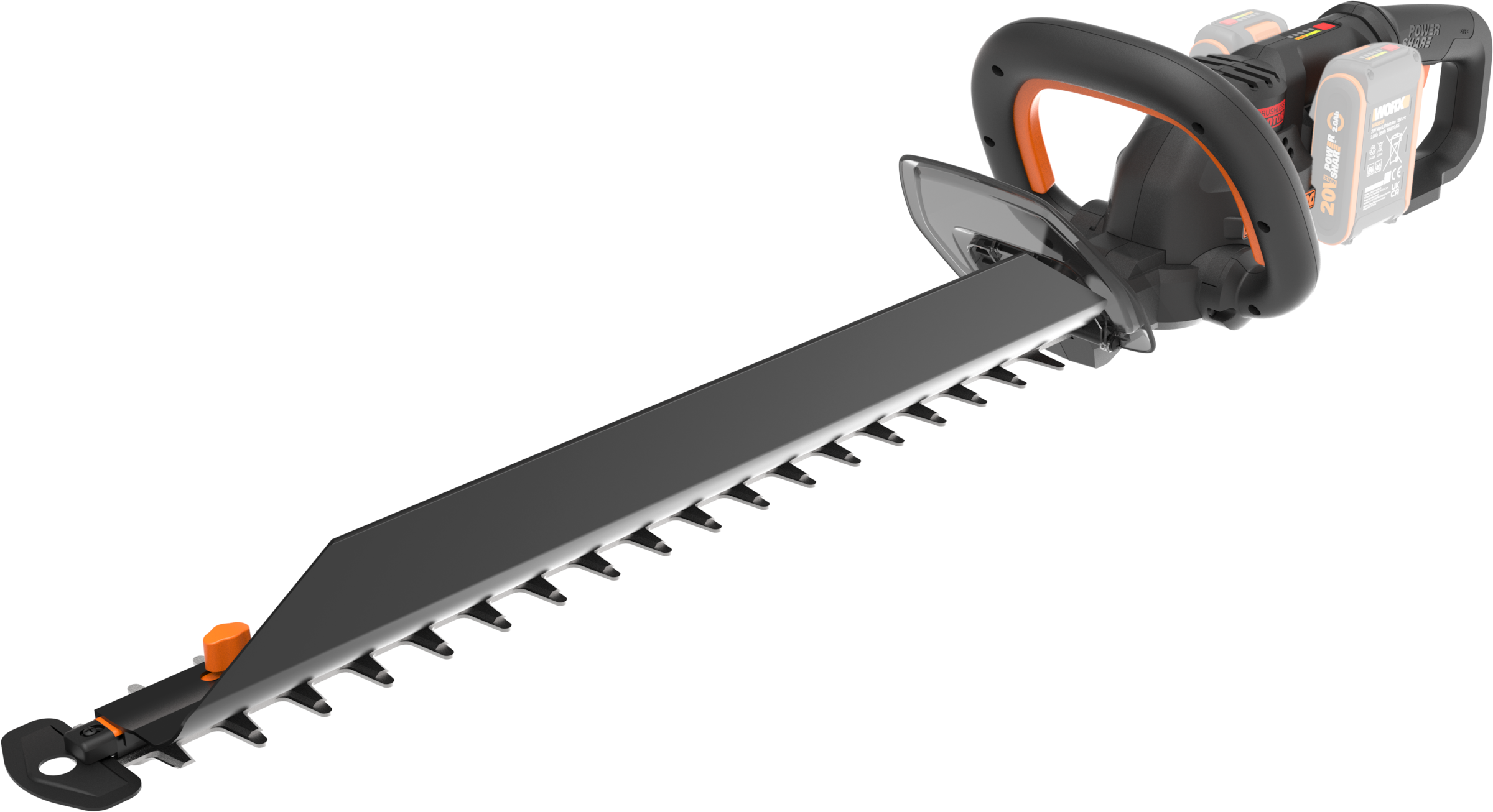 Worx Akku-Heckenschere »WG286E.9 Nitro Profi«, 58 cm Schnittlänge, 27 mm Zahnabstand, ohne Akku und Ladegerät