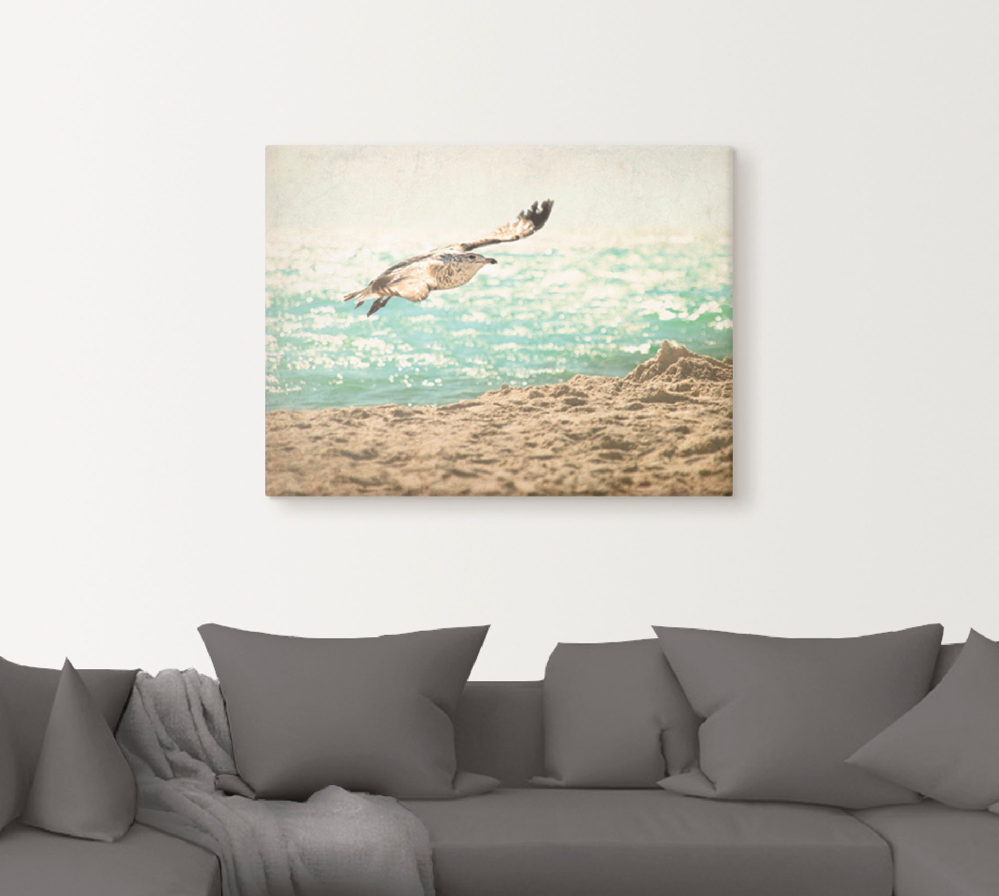 Artland Wandfolie »Der Flug der Möwe«, Vögel, (1 St.), selbstklebend