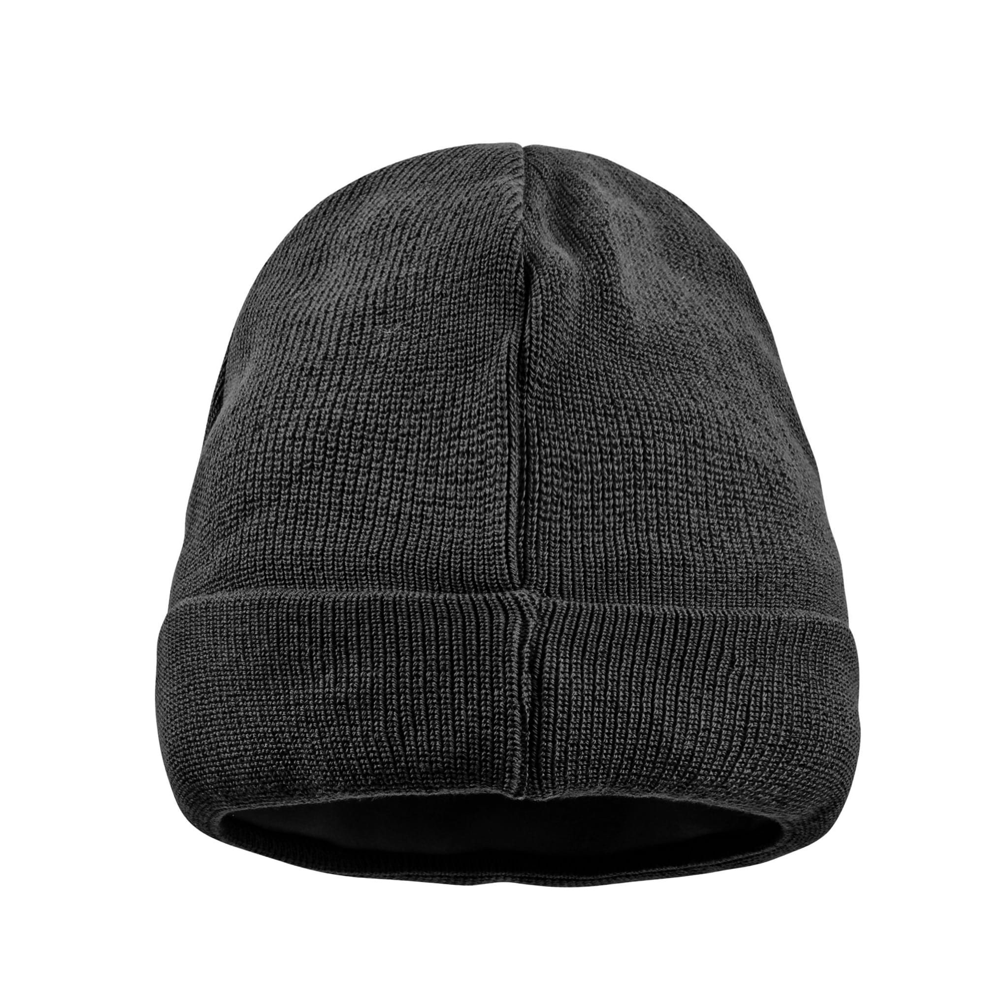 MAXIMO Beanie, Strick, breiter Umschlag, gefüttert, wärmend, weich, unifarben