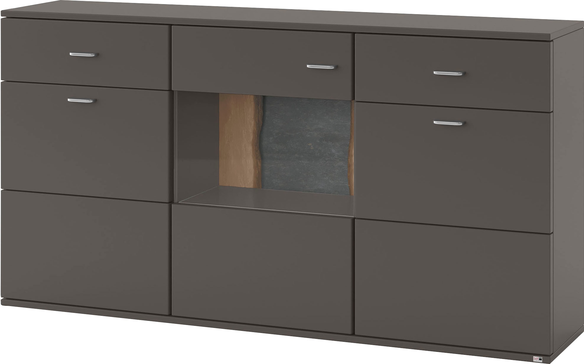 set one by Musterring Sideboard »TACOMA«, Typ 53, Breite 180 cm, mit getönter Glastür