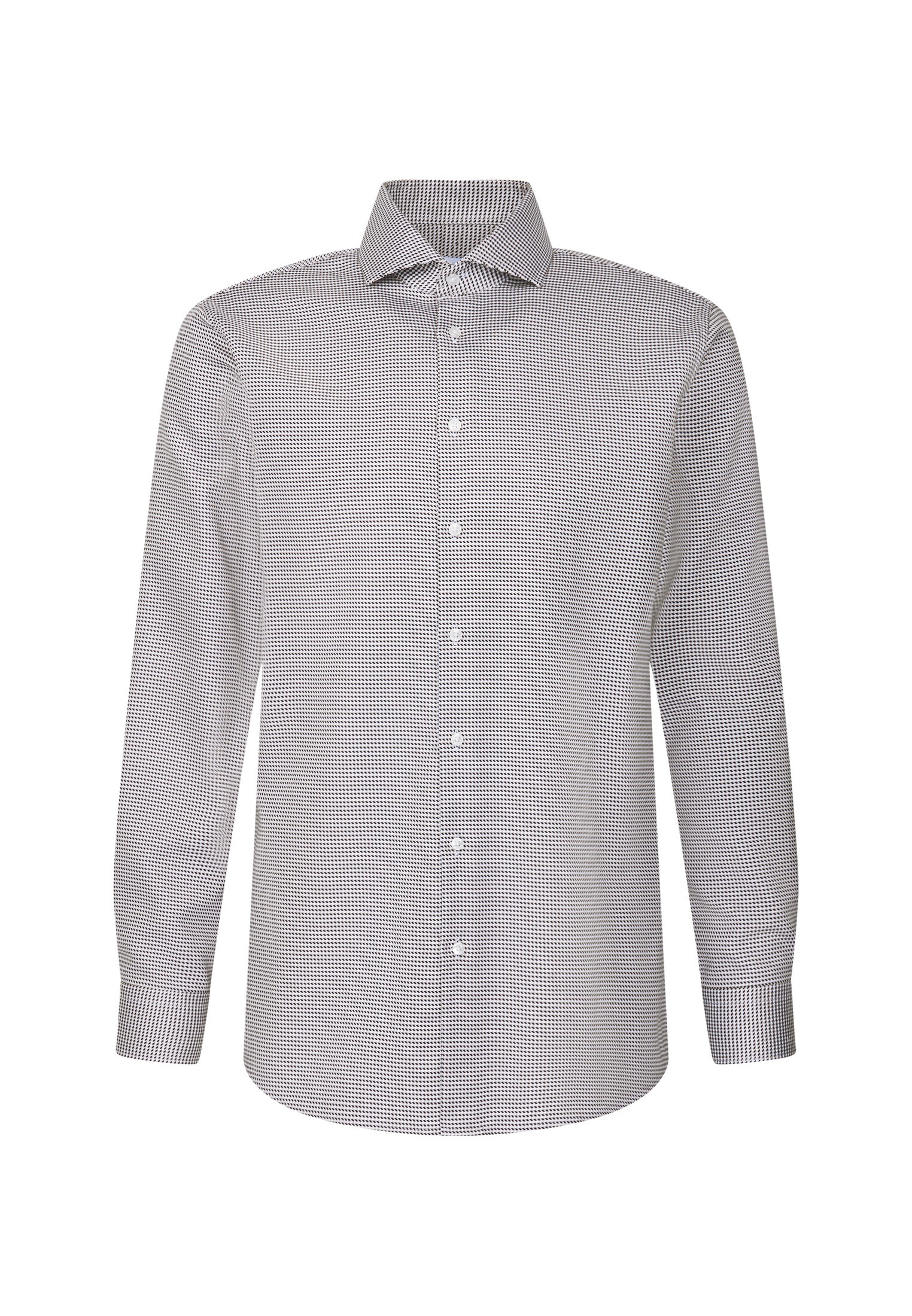 seidensticker Businesshemd »Schwarze Rose« Regular 1/1 Kentkragen Pepita