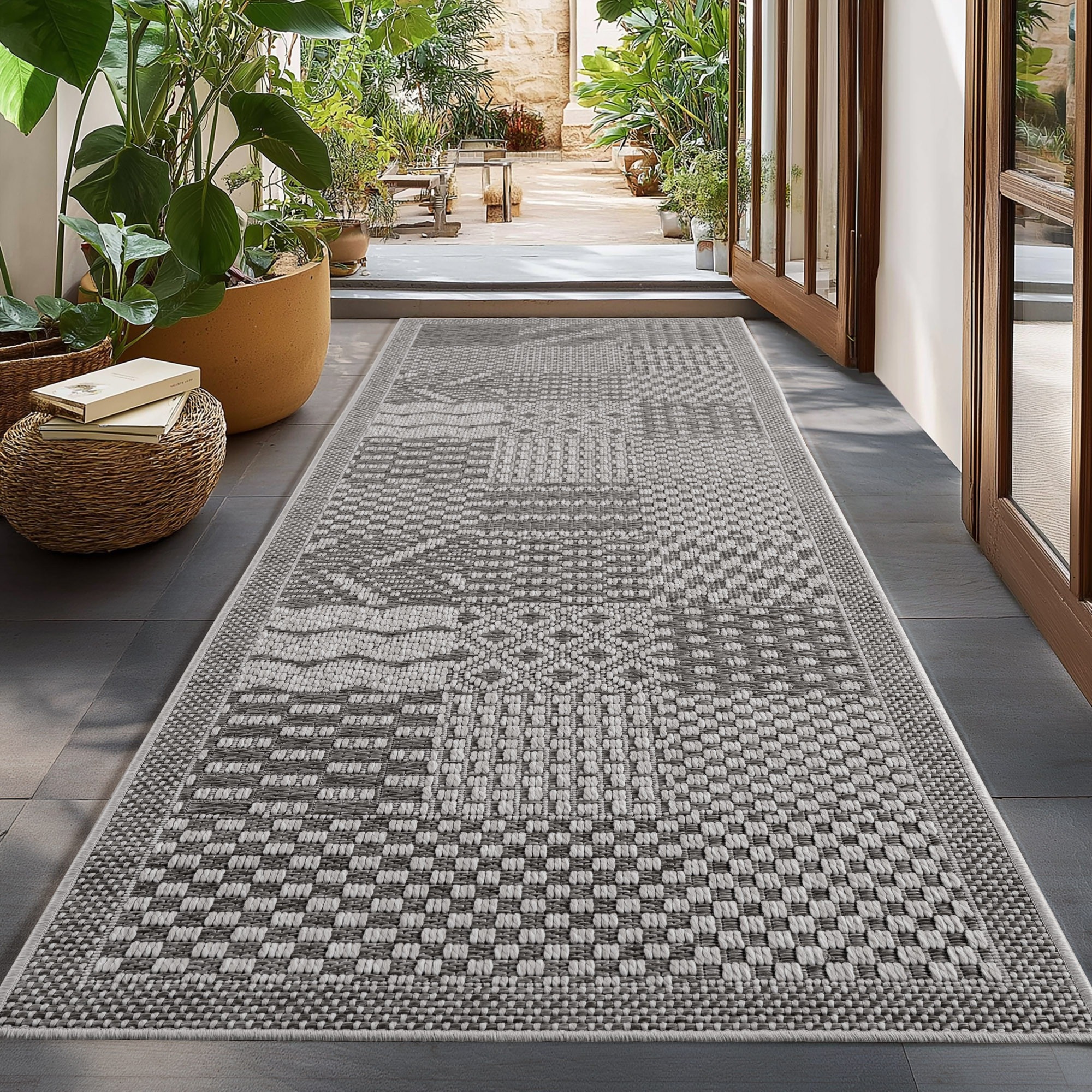 Ayyildiz Teppiche Outdoorteppich »IBIZA 1902«, rechteckig, 5 mm Höhe, Läufe günstig online kaufen