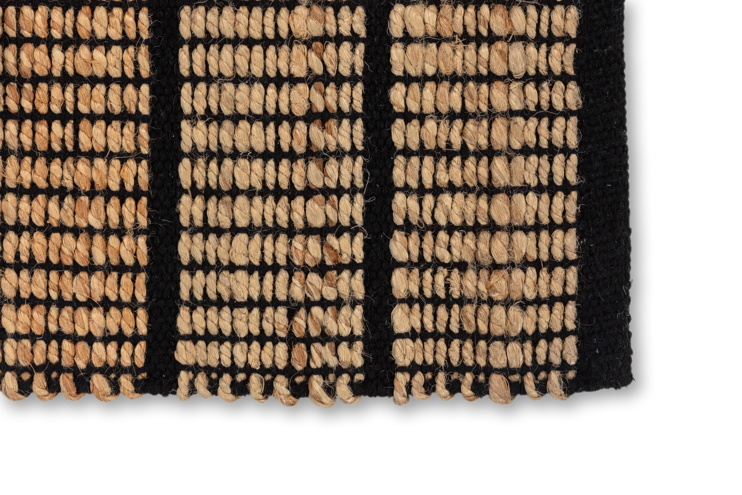 SCHÖNER WOHNEN-Kollektion Teppich »Nalaya« rechteckig 10 mm Höhe Jute/Baumwolle, rustikale Haptik, Streifenoptik, Wohnzimmer