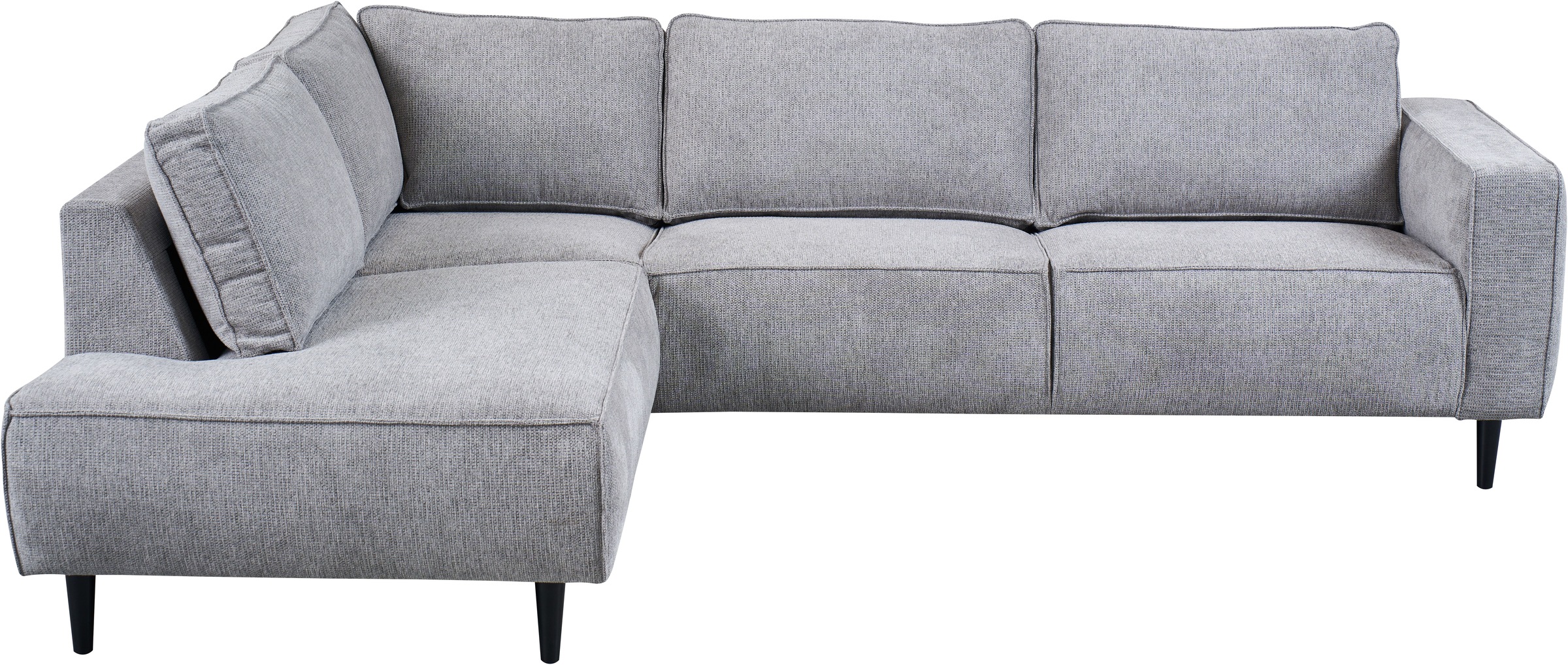Places of Style Ecksofa »Fumone, Lederoptik oder Soft-Touch Chenille«, Brei günstig online kaufen
