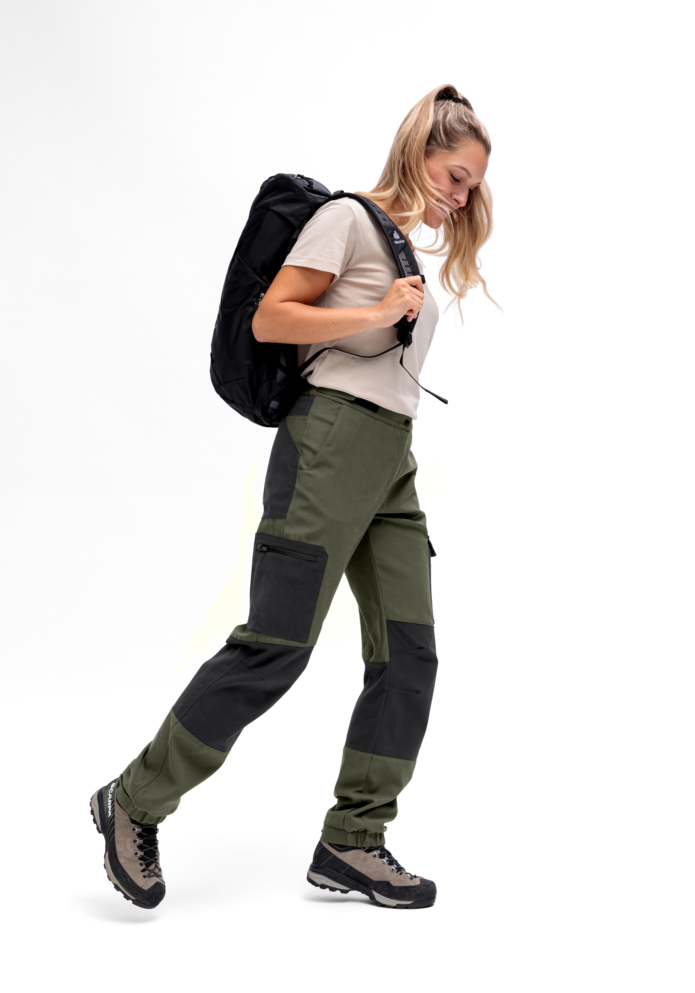 Maier Sports Outdoorhose »Stoneflex W«  Damen Wanderhose, robuste Cargohose mit viel Stauraum, Regular Fit