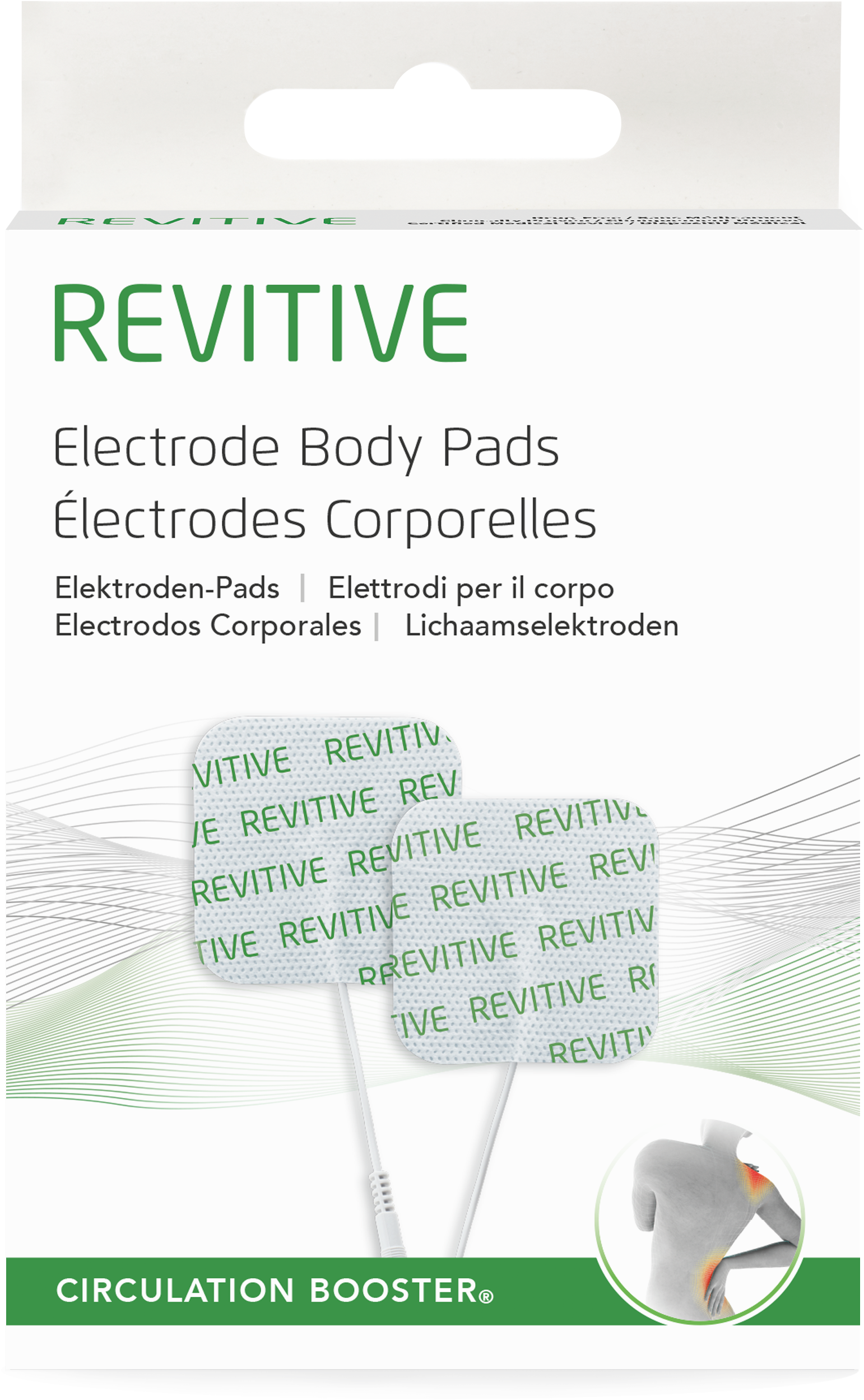 REVITIVE Elektrodenpads »Revitive Elektroden-Pads« Enthält zwei Paar kleine Revitive Elektroden-Pads für den Körper