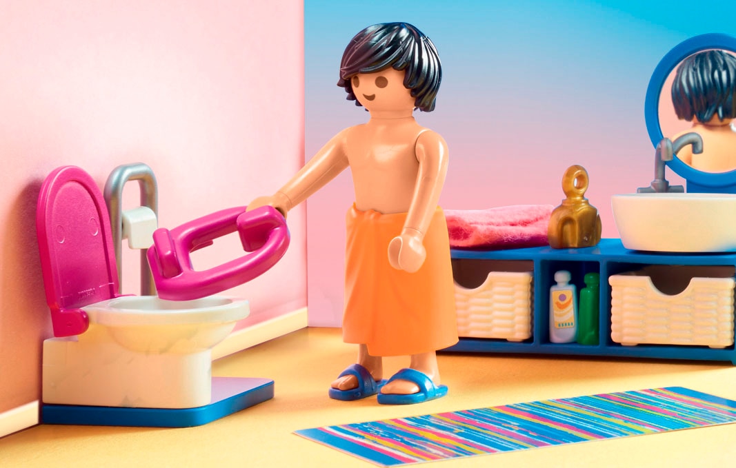Playmobil® Konstruktions-Spielset »Badezimmer (70211), Dollhouse« Made in Germany