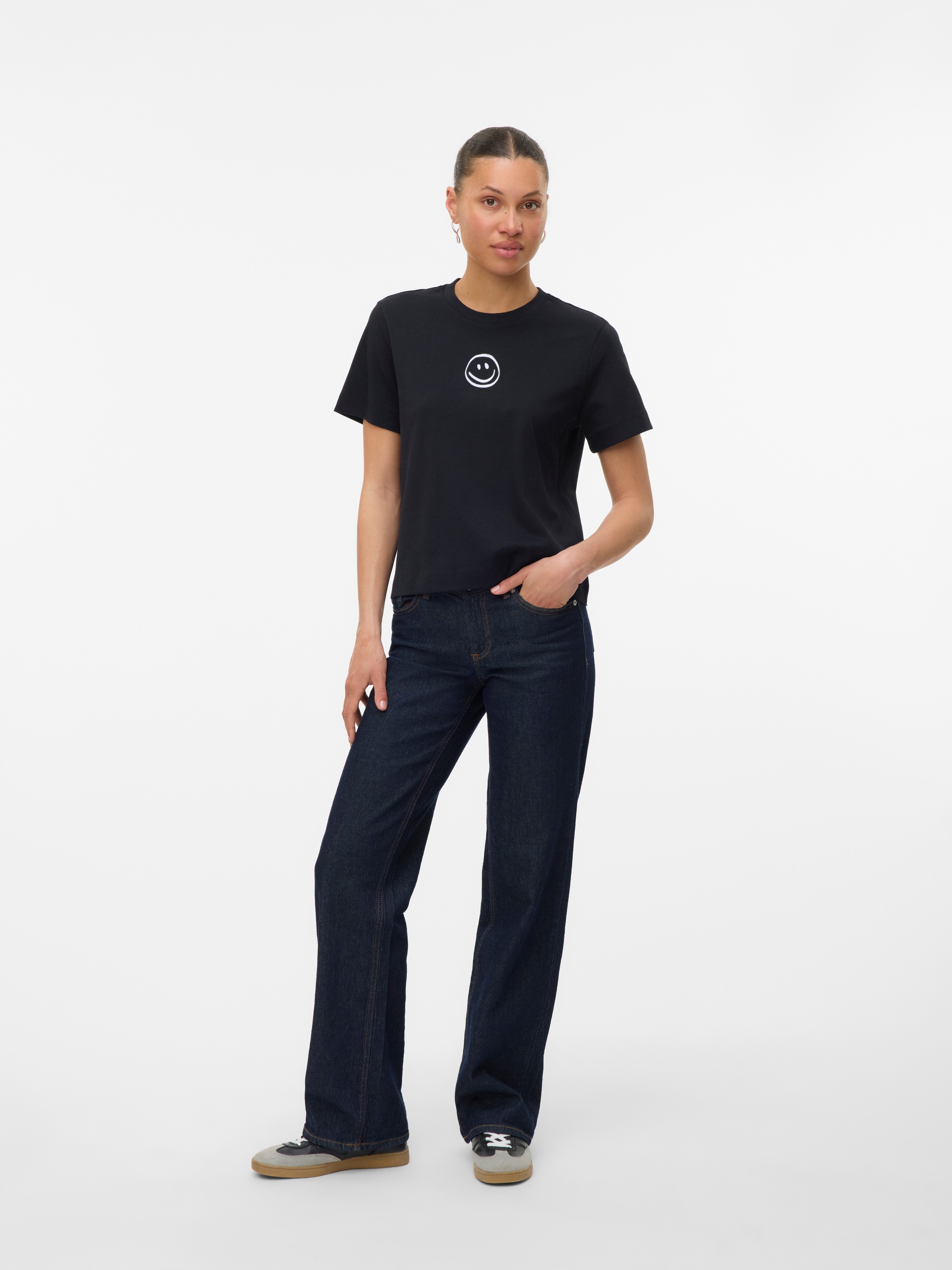 Vero Moda Kurzarmshirt »VMSARA METTE SS TOP BOX JRS GA NOOS«