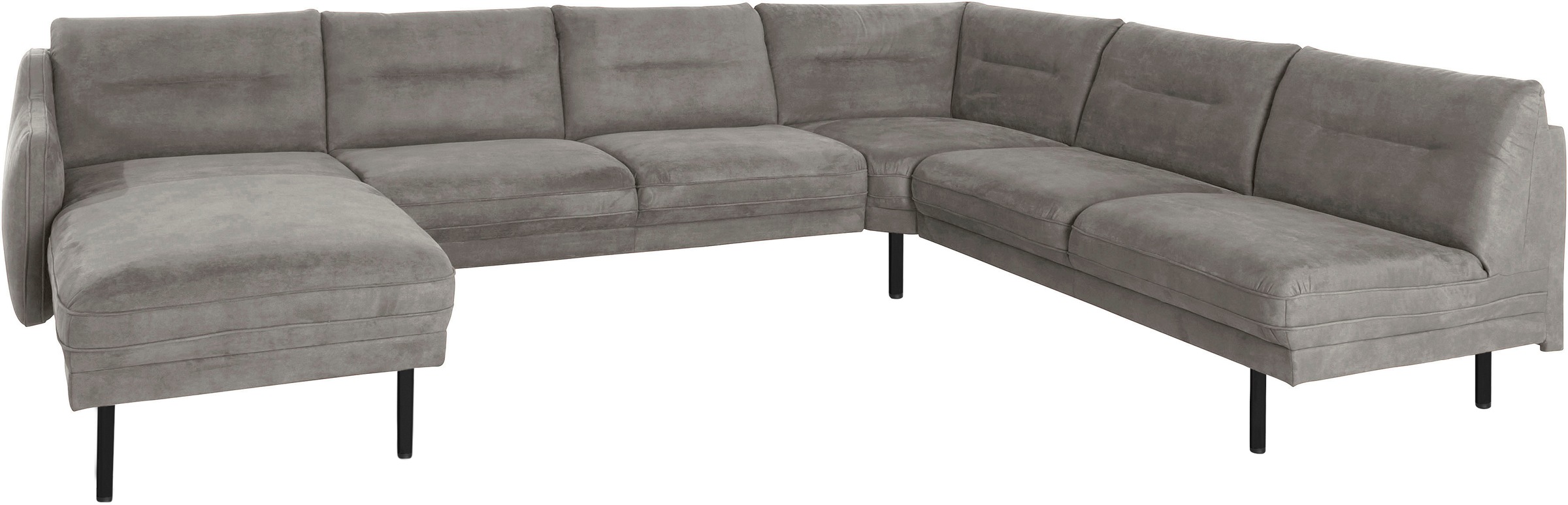 Home affaire Wohnlandschaft »Nordfyn U-Form« edles Design in 3 Bezugsqualit günstig online kaufen