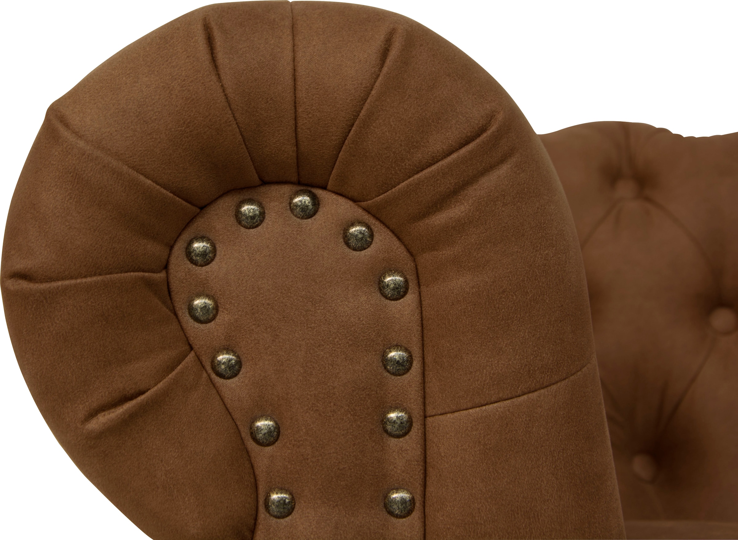 Home affaire Chesterfield-Sessel »Aarburg Sessel«, aufwändige Knopfheftung und Ziernägel im Chesterfield-Design