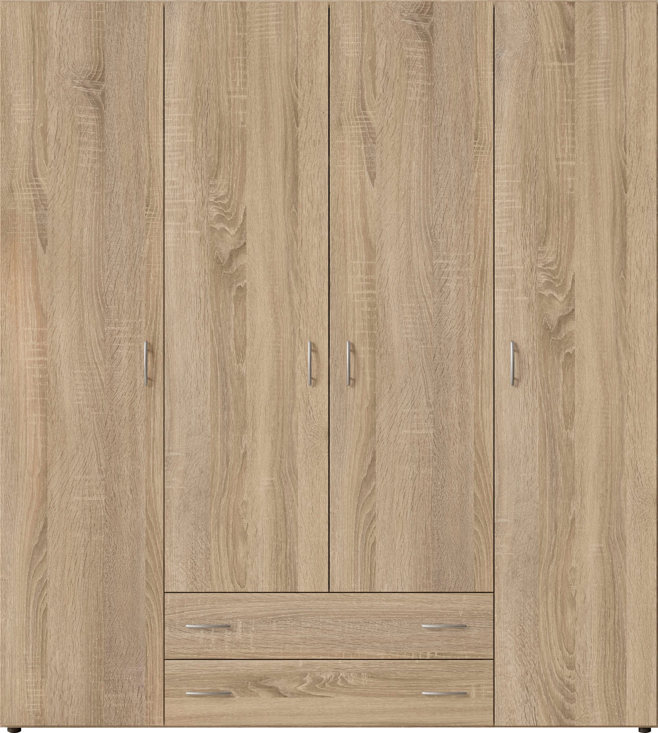 Schlafkontor Drehtürenschrank »Base Kleiderschrank Joe Garderobe Hochschrank Wäscheschrank«, Bega Schrank Schlafzimmer Bestseller in 3 Breiten und 2 Farben