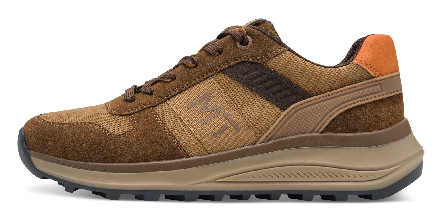 MARCO TOZZI Sneaker, Freizeitschuh, Halbschuh, Schnürschuh im Materialmix