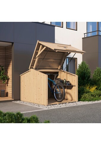 Nordic Holz Fahrradbox »Bikebox«, für 3 Fahrräder, BxTxH: 153x204x146 cm kaufen