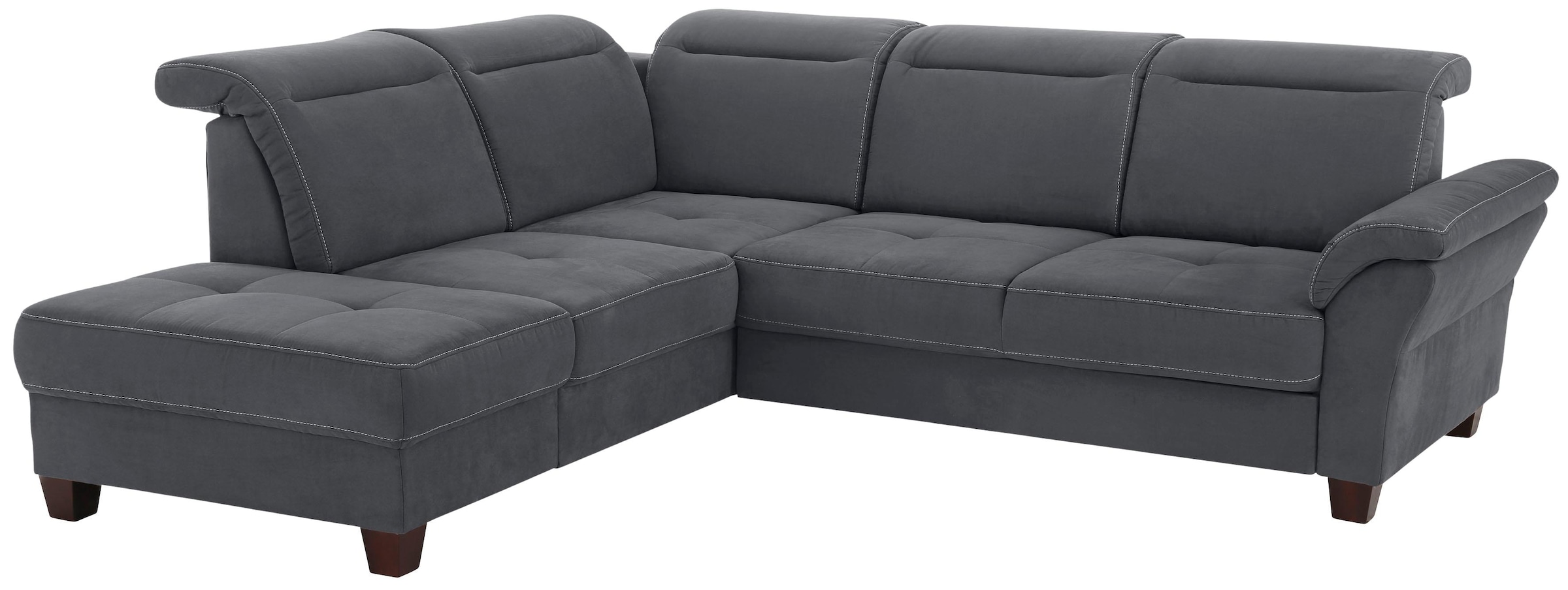 Home affaire Ecksofa »Solvei L-Form«, wahlweise auch mit Kopfteilverstellun günstig online kaufen