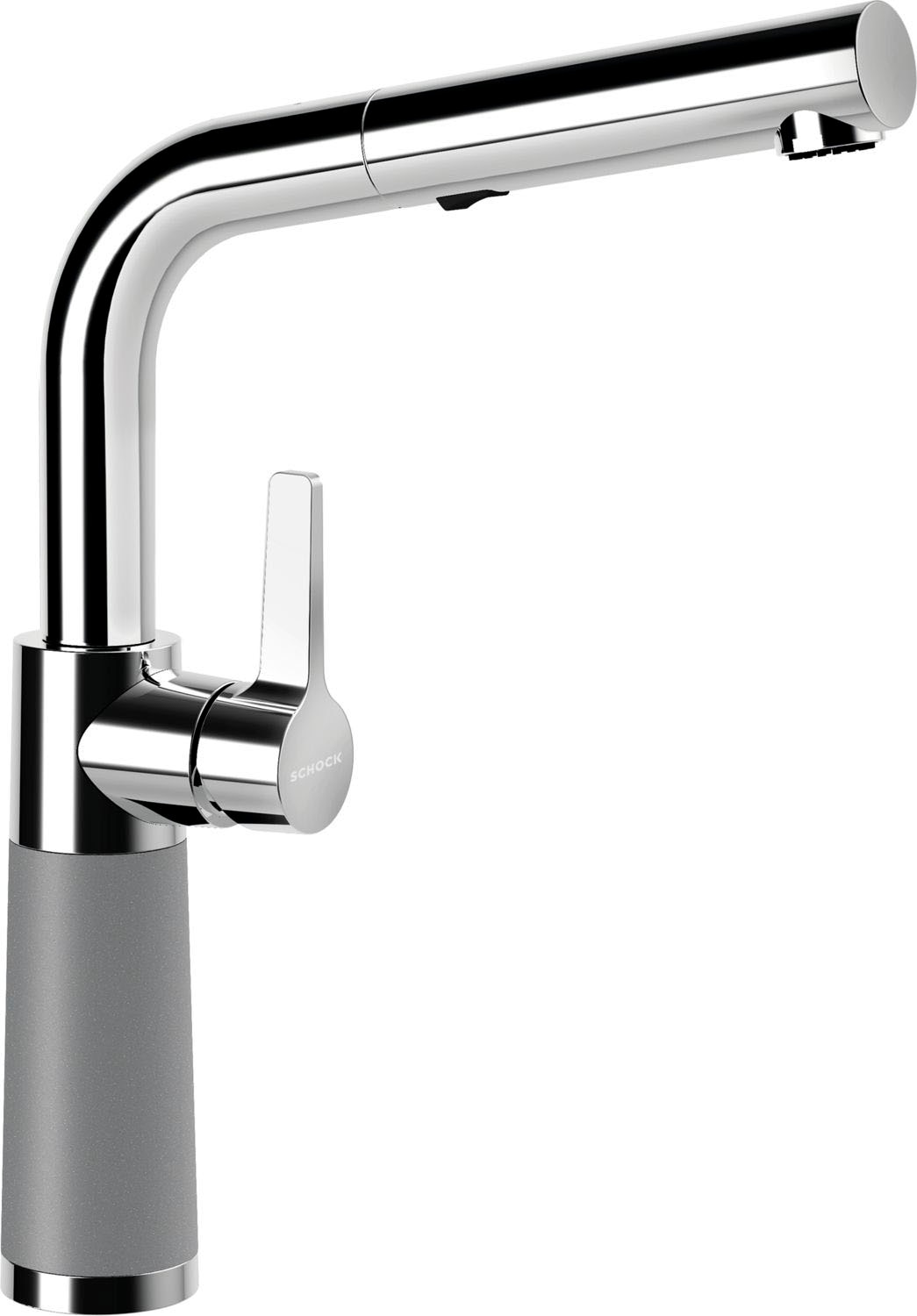 Schock Küchenarmatur »SC-540 SB« ausziehbar, Strahl-Brause, Rückflussverhinderer, Schwenkbereich 120°