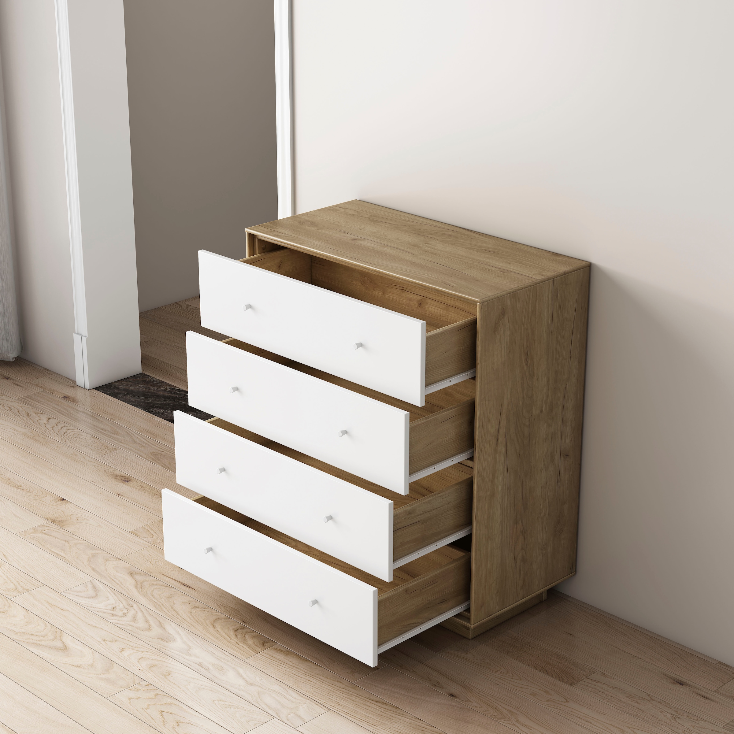 OTTO home Kommode »Blaire« kratzfeste Melaminoberfläche, ABS-Kanten und FSC-zertifiziertem Holz