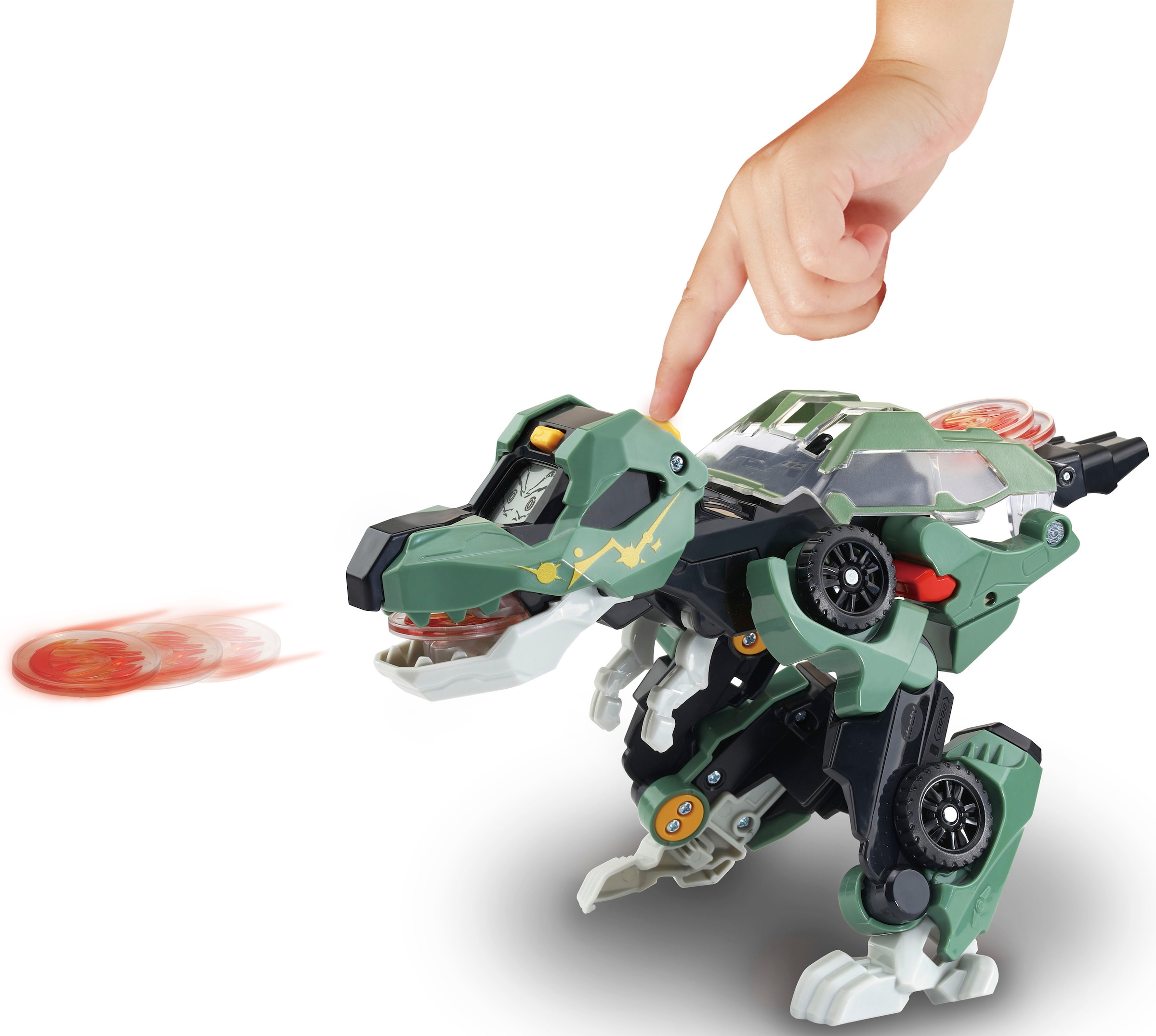 Vtech® Spielfigur »Switch & Go Dinos, Fighter Launcher-T-Rex«, mit Sound