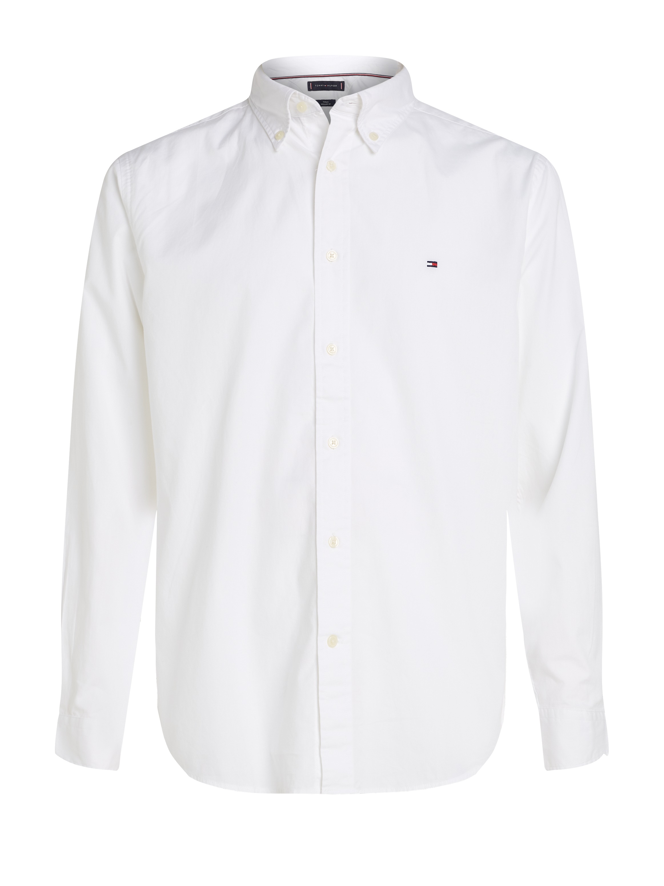 Tommy Hilfiger Langarmhemd »CORE FLEX POPLIN SOLID RF SHIRT«