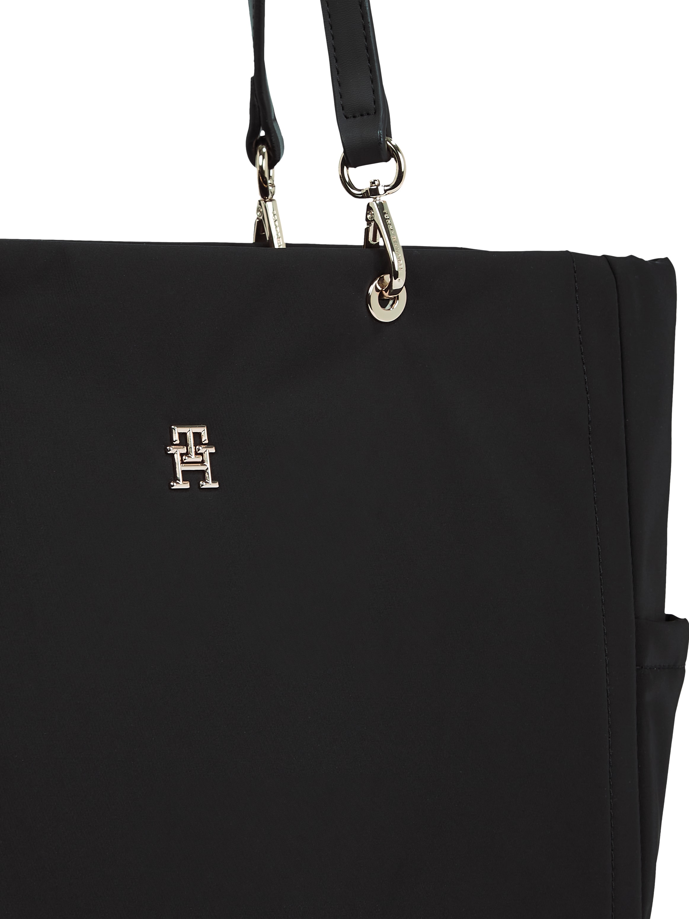 Tommy Hilfiger Shopper »TH SPRING TOTE«, Damen Beuteltasche, Henkeltasche, Umhängetasche mit TH-Logo