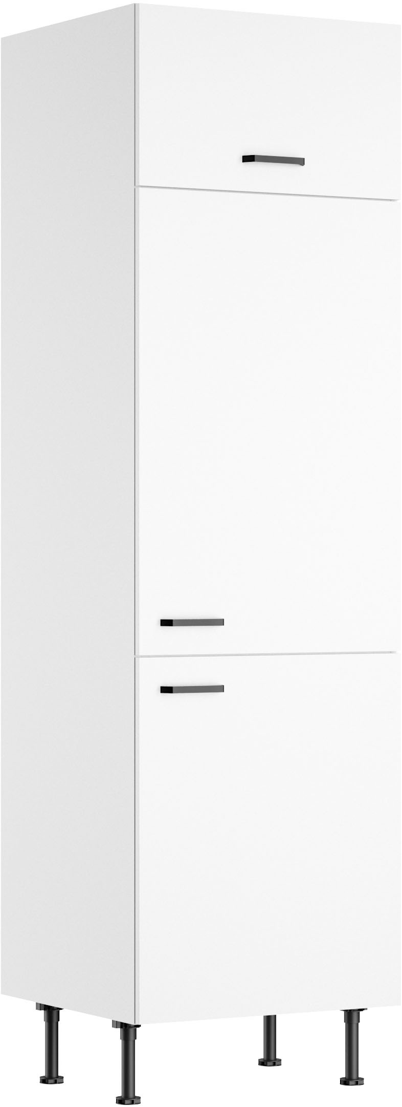 KOCHSTATION Kühlumbauschrank »KS-Paula« 60 cm breit, 211 cm hoch, mit 1 Klappe, 2 Türen, 1 Einlegeboden