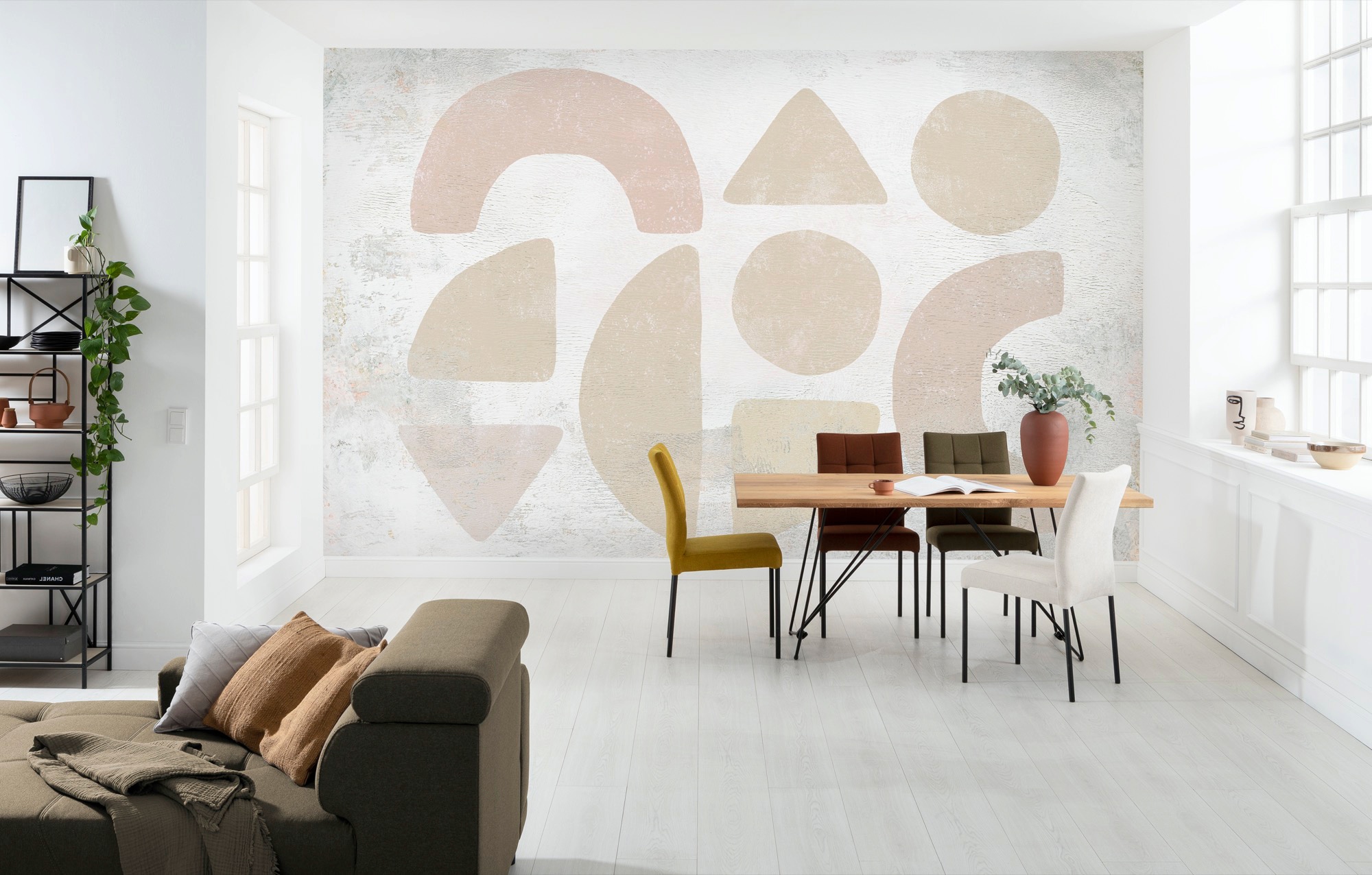 Komar Vliestapete »Digitaldruck Vlies - Impasto - Größe 400 x 280 cm«, bedruckt, Wohnzimmer, Schlafzimmer