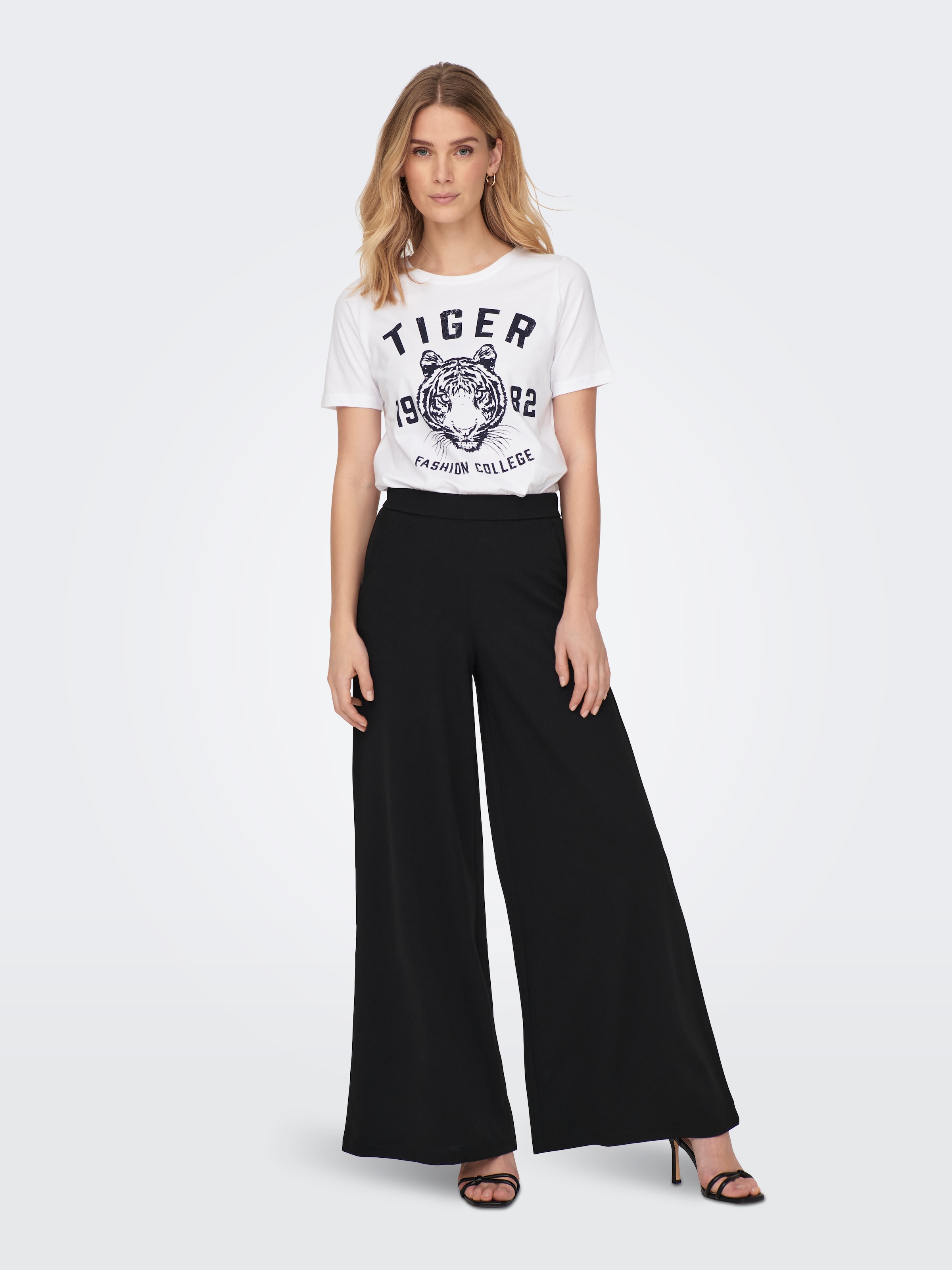 JDY Jerseyhose »JDYTANJA LIFE WIDE FLOWY PANT JRS NOOS«