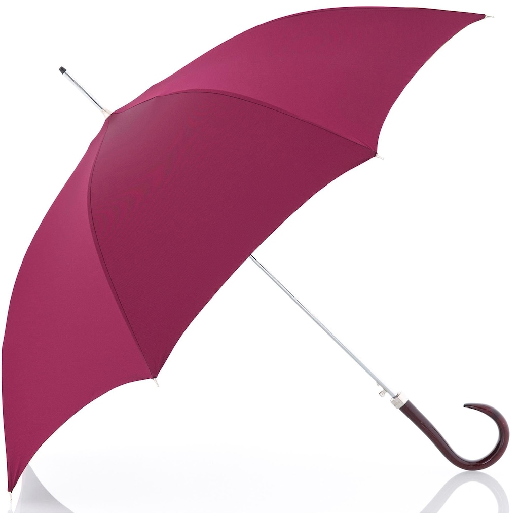 doppler MANUFAKTUR Stockregenschirm »Oxford Uni, pink«