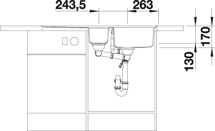 Blanco Küchenspüle »CLASSIC Pro 6 S-IF« inkl. Funktionsschale aus Edelstahl
