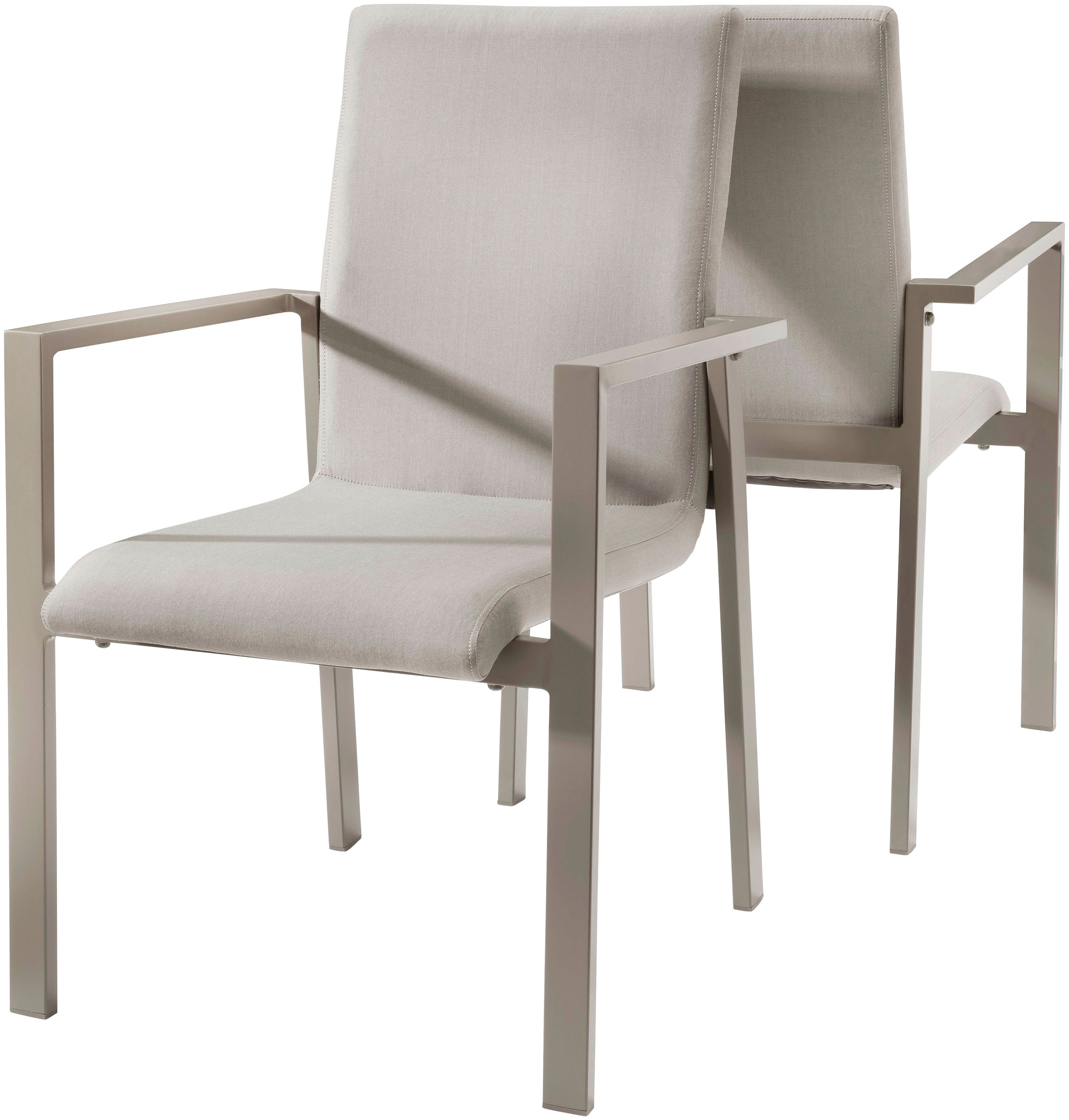 Destiny Gartensessel »TORINO«, (Set, 2 St.), Aluminium, Olefin, stapelbar günstig online kaufen