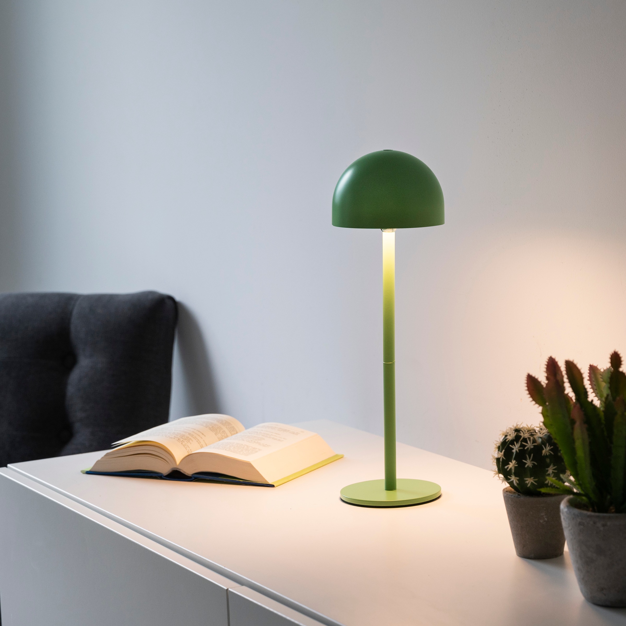 my home Tischleuchte »Akku Tischleuchte Hesper Indoor Outdoor, magnetischer günstig online kaufen