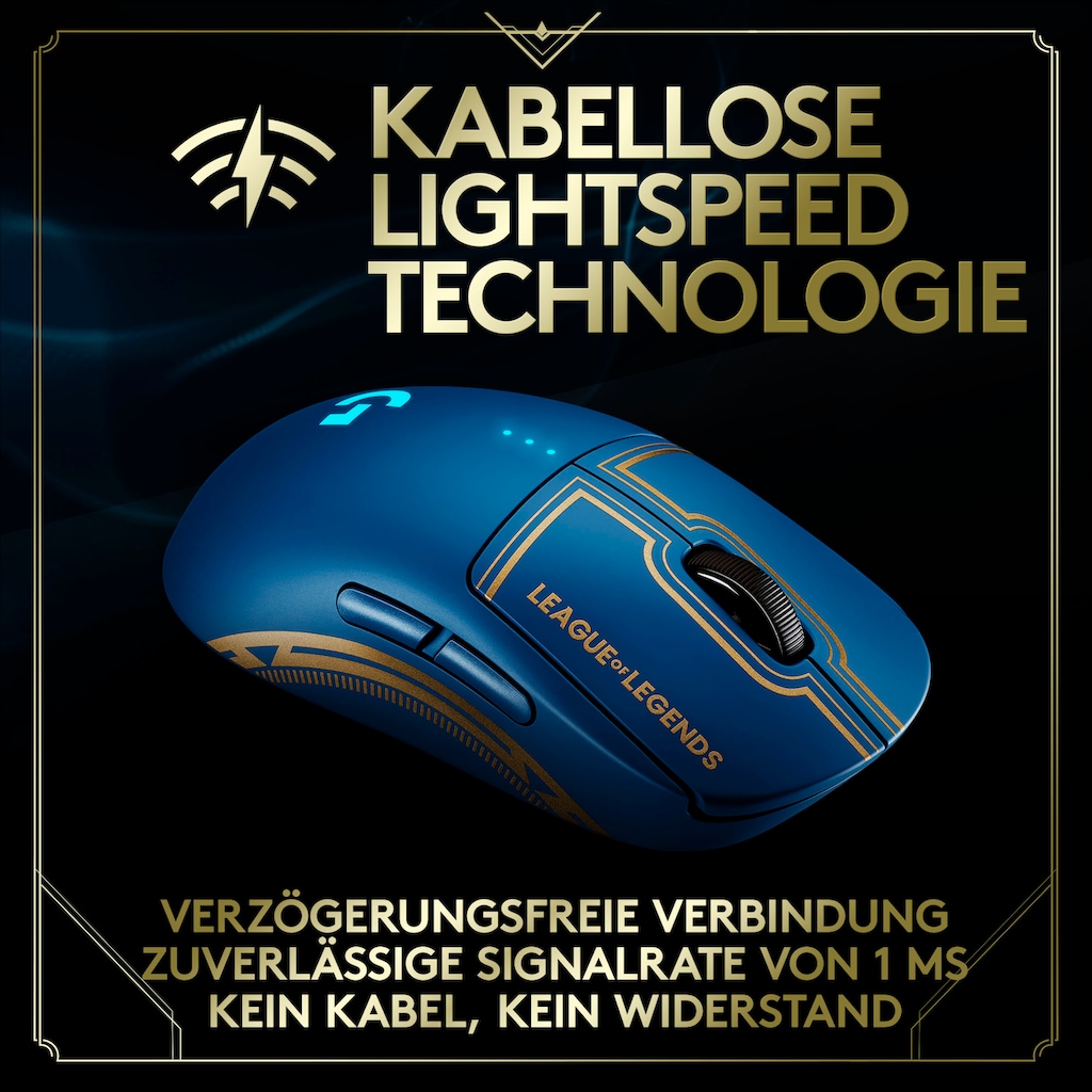 Logitech G Gaming-Maus »PRO WIRELESS - LOL-WAVE2 - EER2«, USB-kabellos