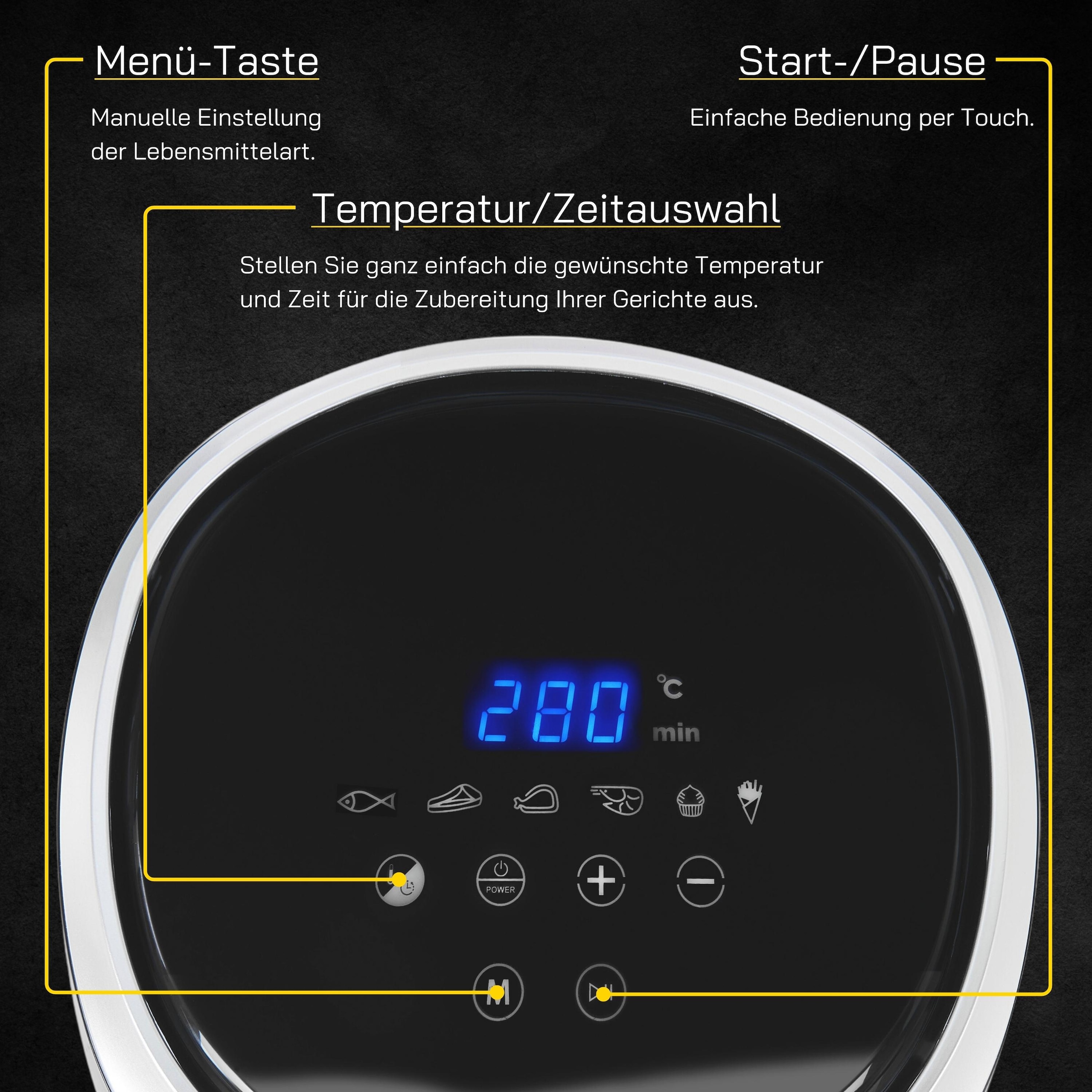 Gutfels Heißluftfritteuse »AIRFRY 3010«, 1300 W