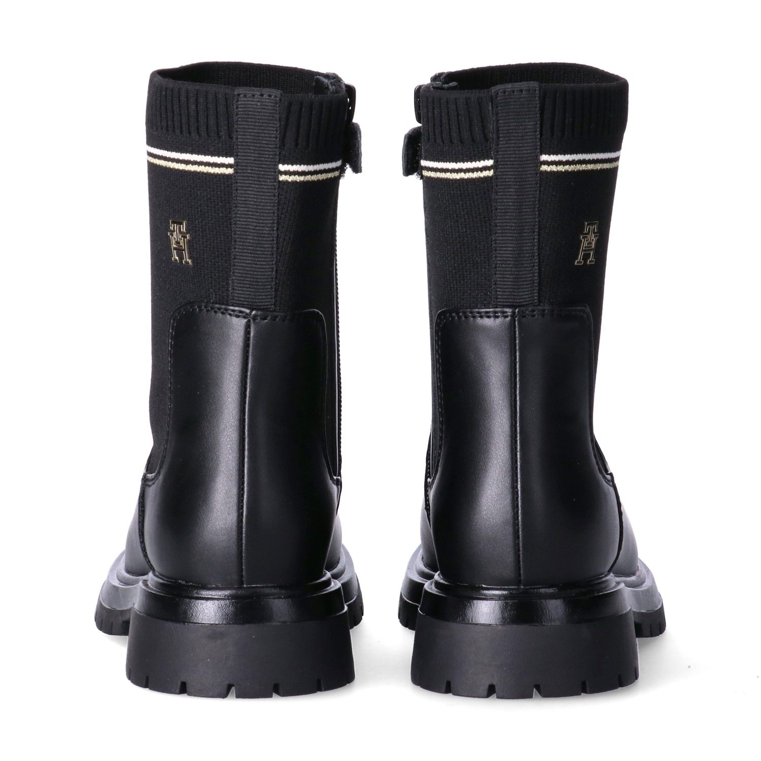 Tommy Hilfiger Chelseaboots  Stiefelette mit trendigem Textilschaft, Innenreißverschluss
