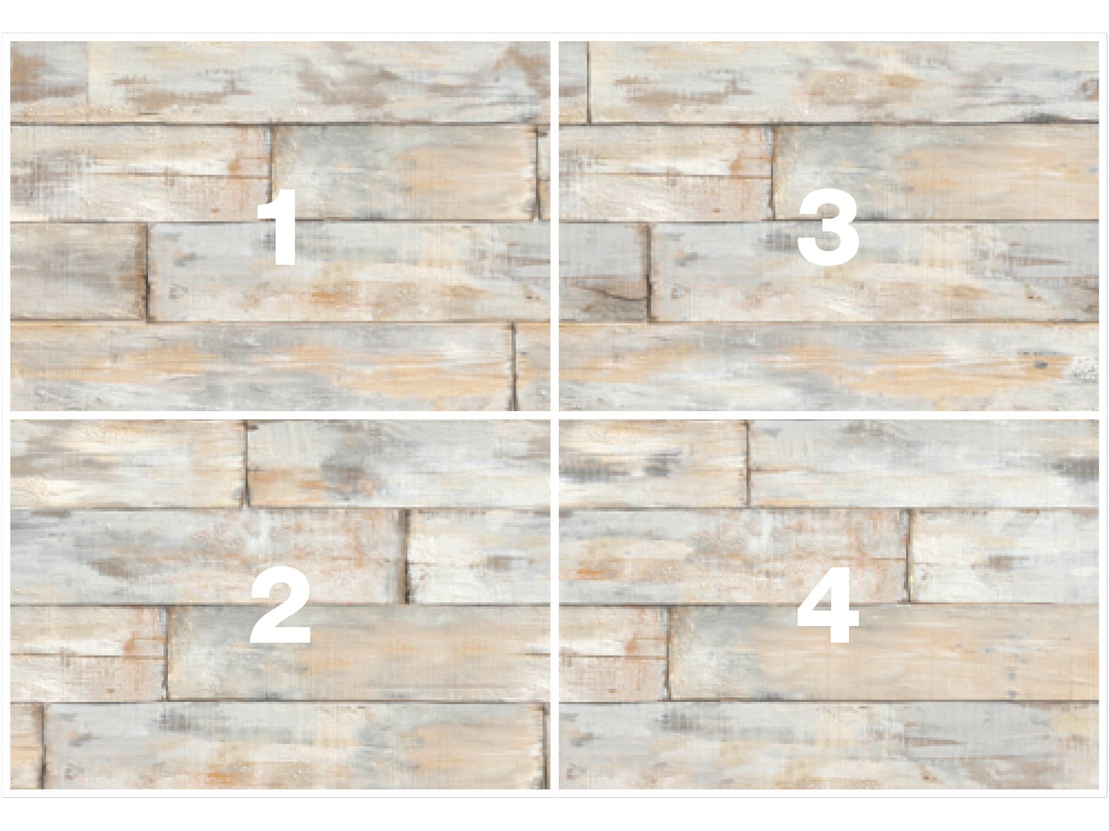 Komar Fototapete »Vlies Fototapete - Shabby Chic - Größe 368 x 248 cm« Motiv | bedruckt glatt