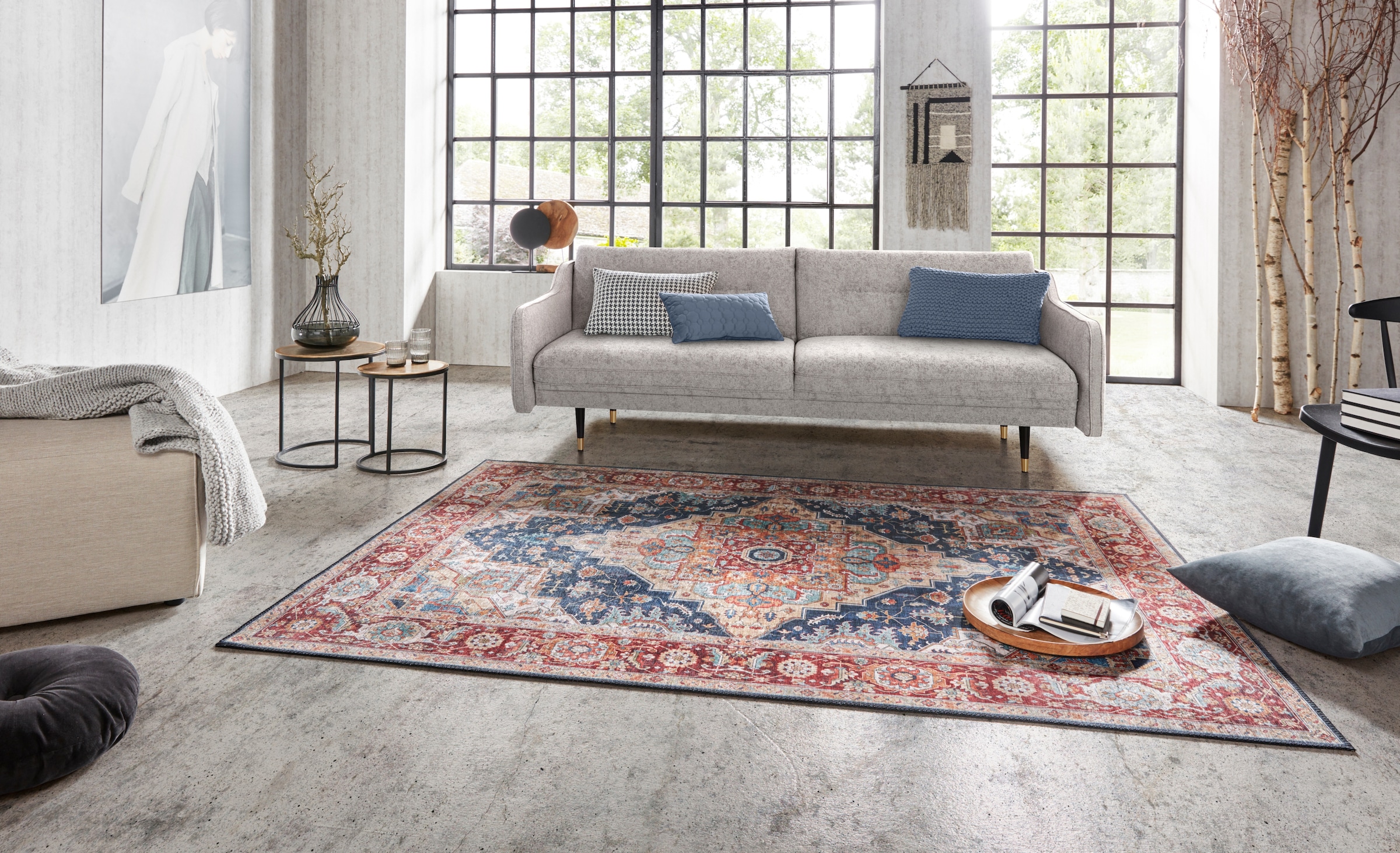HANSE Home Teppich »Sylla«, rechteckig, 5 mm Höhe, Orientalisch, Läufer, Vi günstig online kaufen