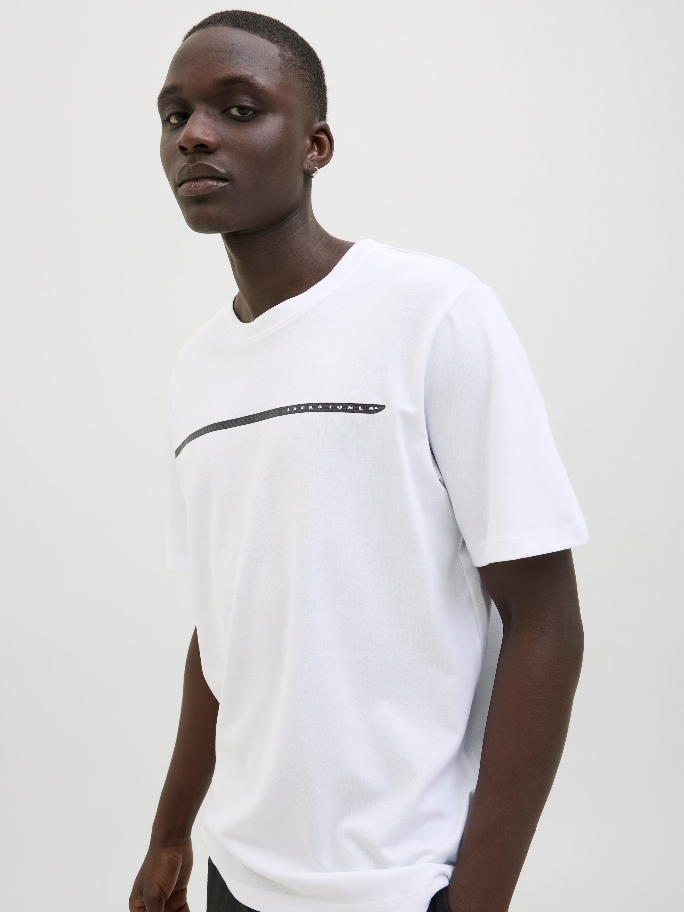Jack & Jones T-Shirt »JCOFUSION FULL BRANDING TEE SS CREW NOOS«