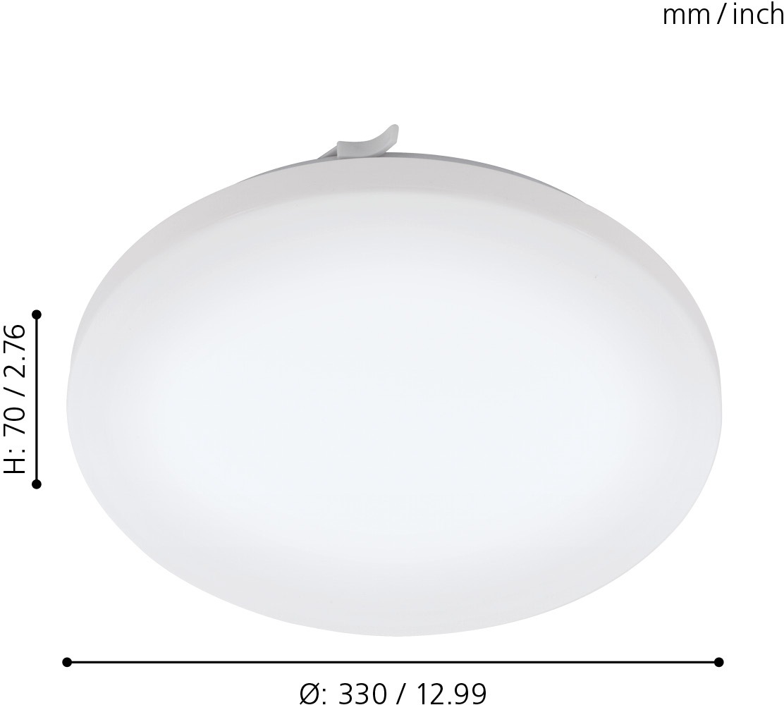 EGLO LED Deckenleuchte »FRANIA«, 1 flammig, Leuchtmittel LED-Board   LED fe günstig online kaufen