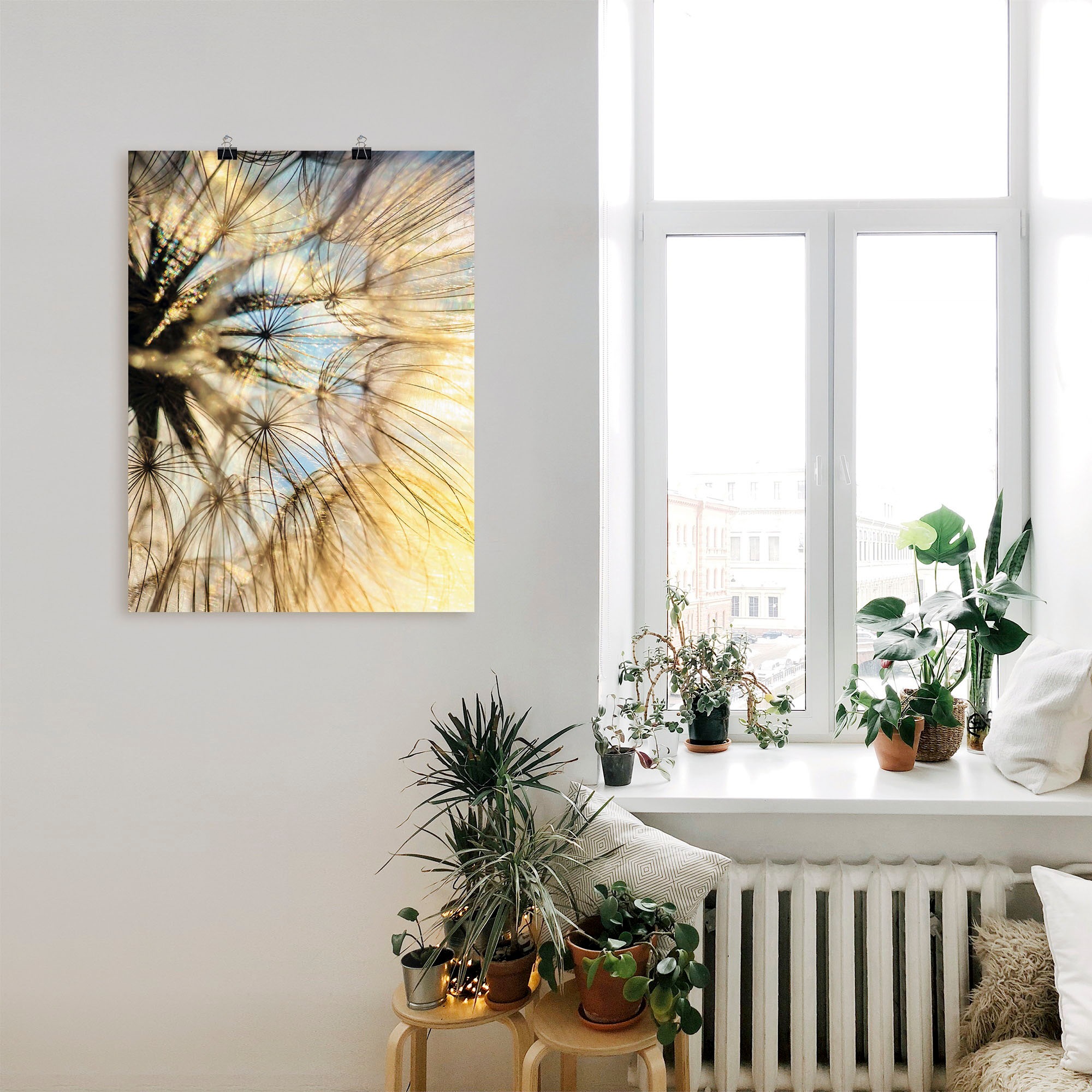 Artland Wandbild »Pusteblume Poesie«, Blumen, (1 St.), als Leinwandbild, Poster, Wandaufkleber in verschied. Größen
