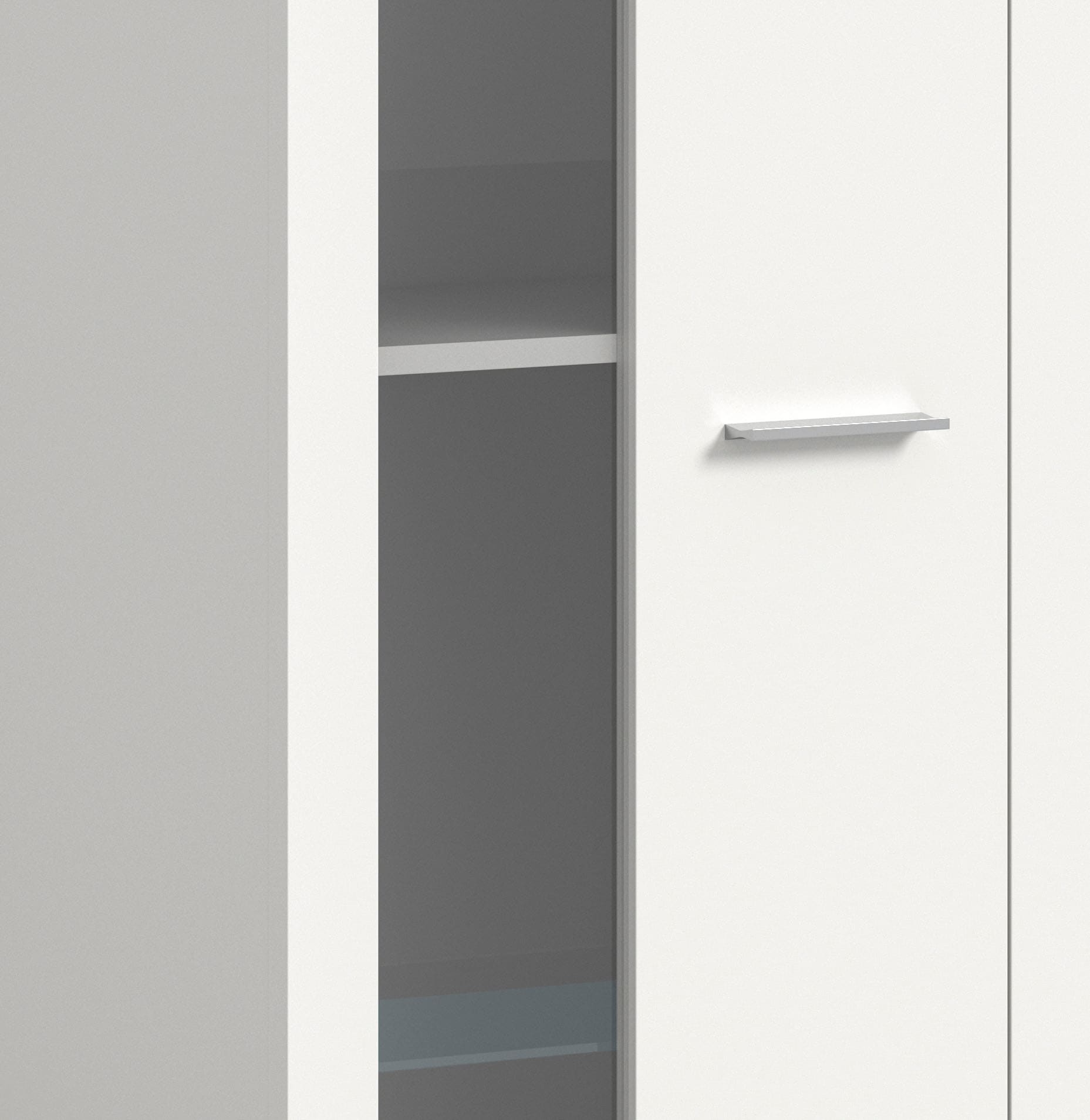 INOSIGN Wohnwand »Aosta, Breite 330cm, best. aus Highboard, Lowboard, Wandboard, Vitrine«, (4 St.), Wohnwand, Kombination, Anbauwand, Möbel Set, Schrankwand, Möbel Kombi