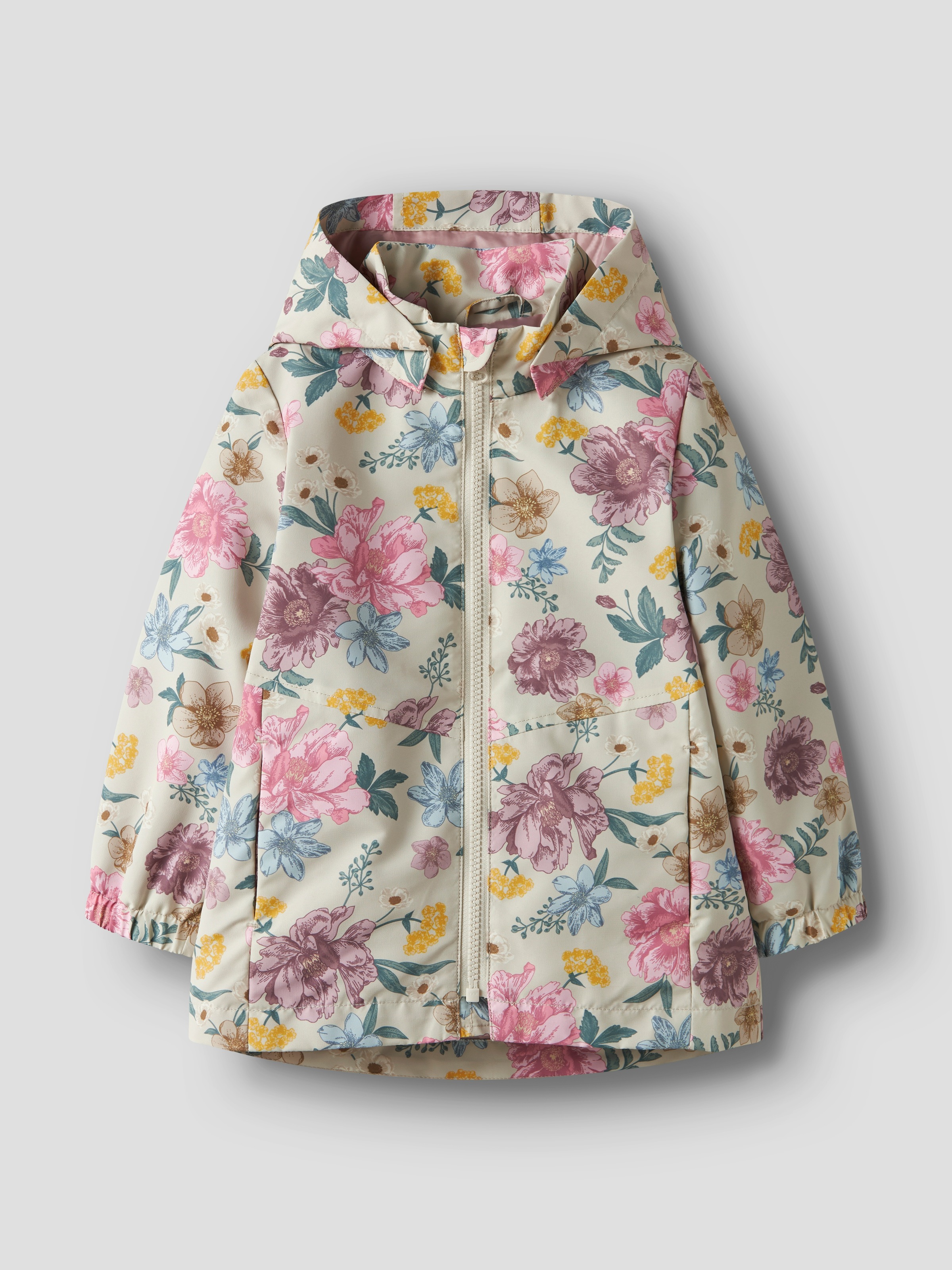 Name It Outdoorjacke »NMFMAXI JACKET LI AOP NOOS« mit Kapuze