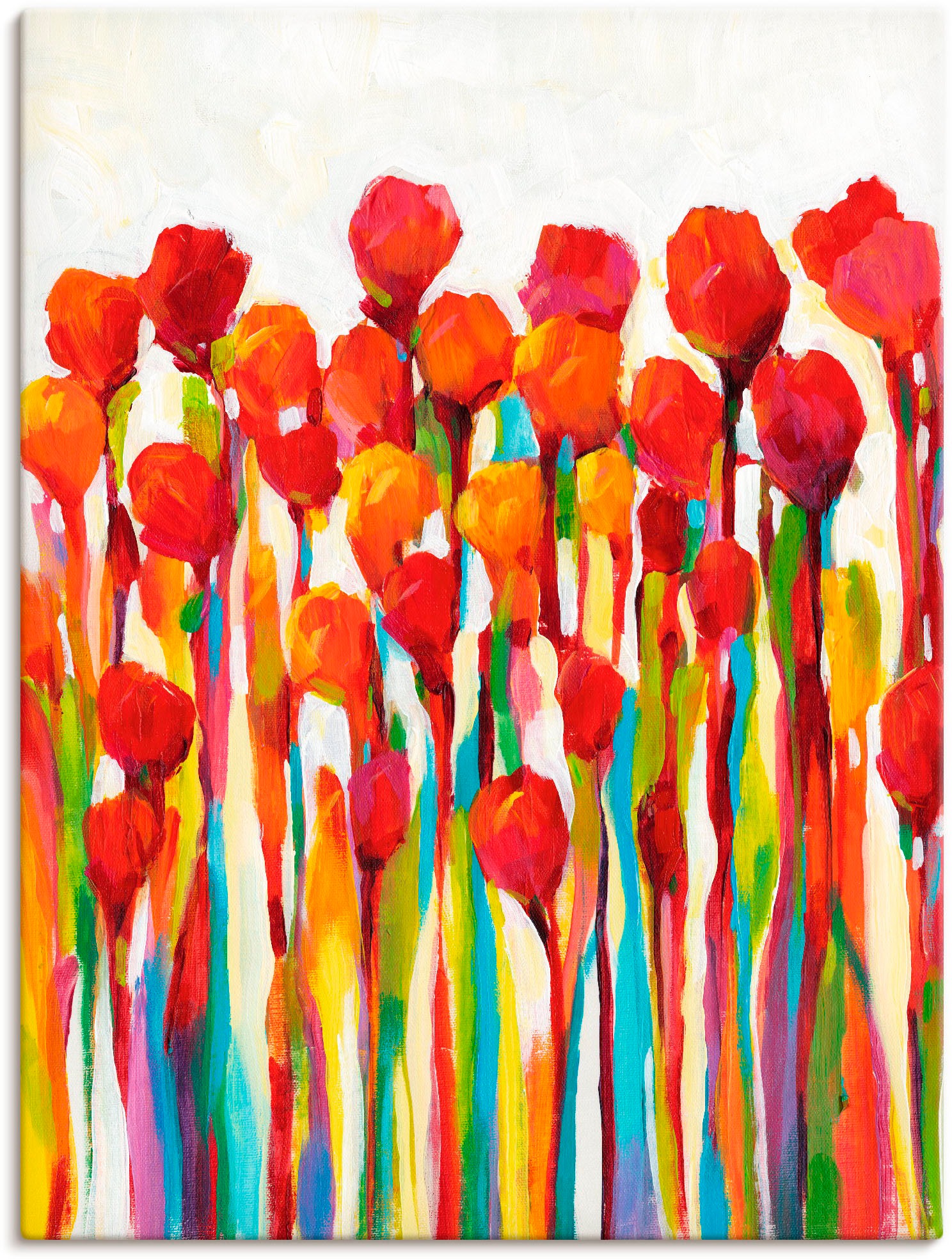 Artland Wandbild »Strotzen mit Farben I«, Blumenwiese, (1 St.), als Leinwan günstig online kaufen