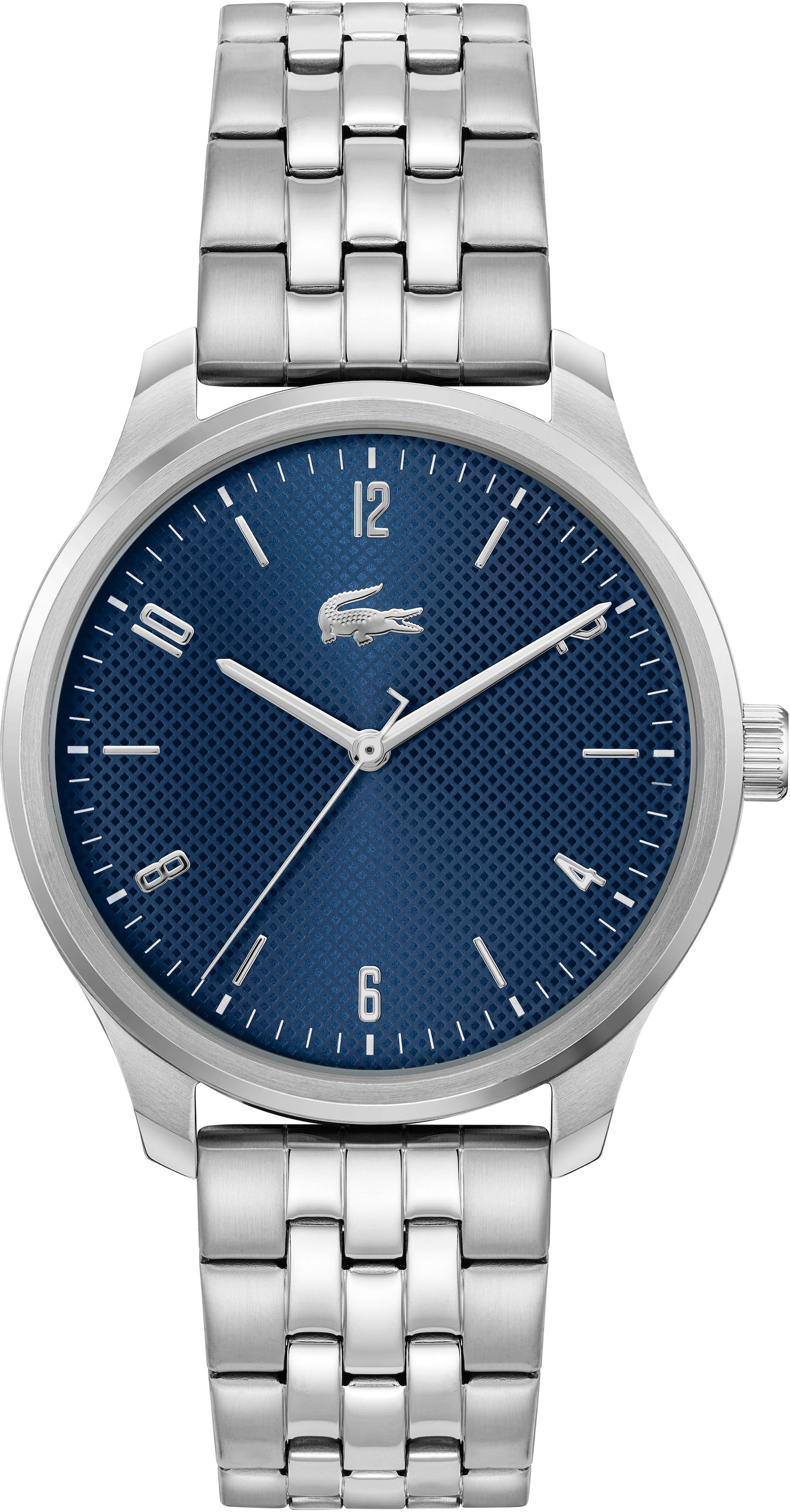 Lacoste Quarzuhr »LISBON«, Armbanduhr, Herrenuhr, Mineralglas, Edelstahlarmband