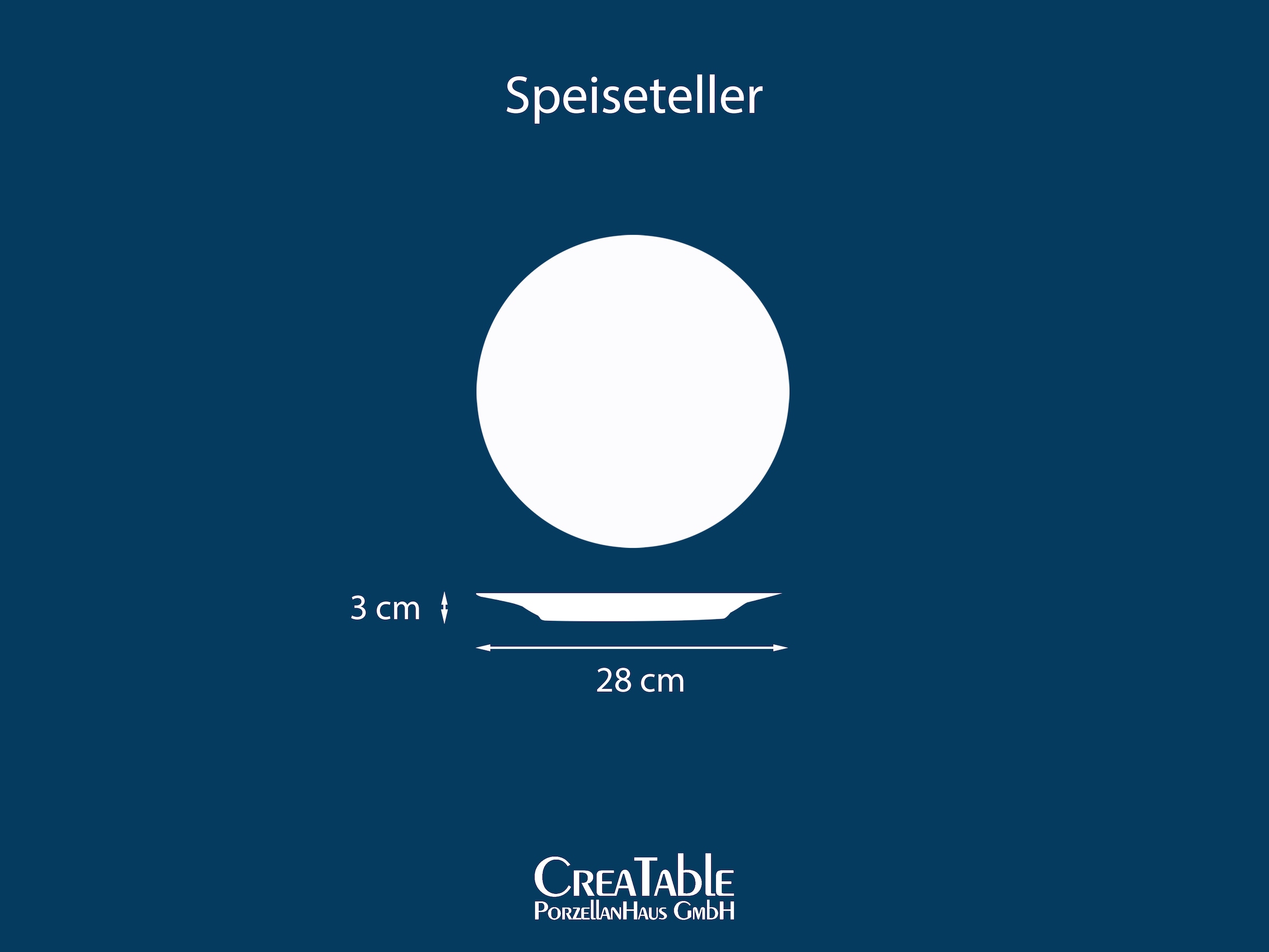 CreaTable Speiseteller »Yuki« Teller Set, reaktiver Digitaldruck, jedes Stück ein Unikat