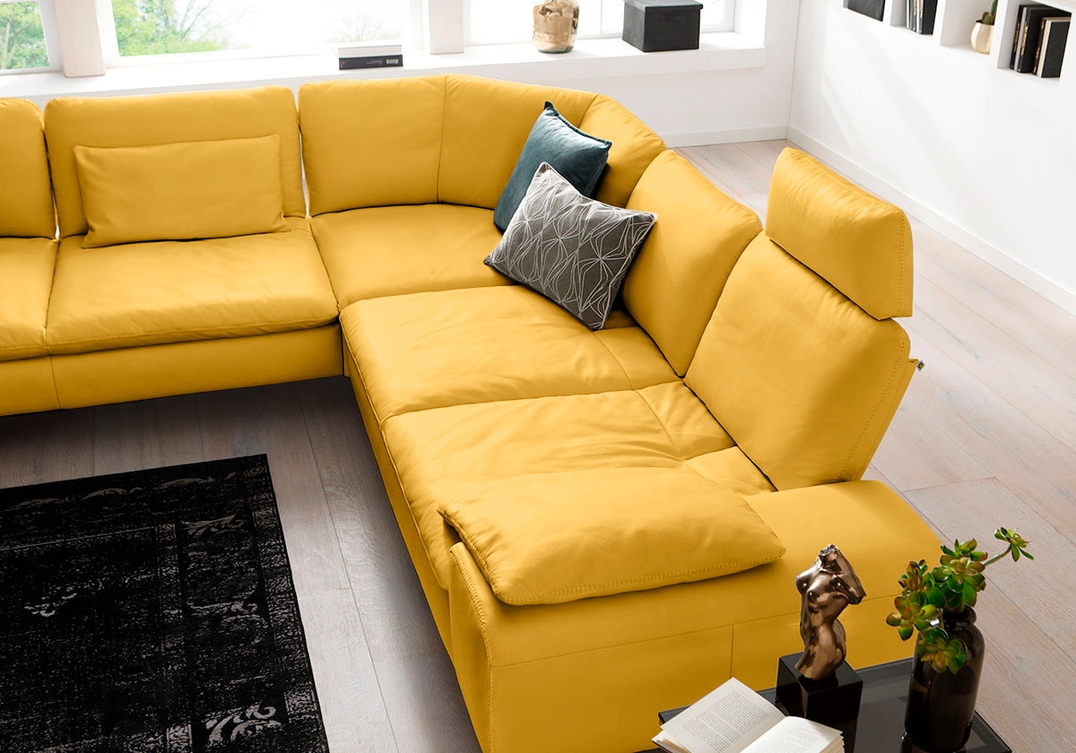 W.SCHILLIG Ecksofa »valentinoo, Designsofa, elegant und bequem, L-Form«, (Set), mit Sitztiefenverstellung, Breite 318 cm