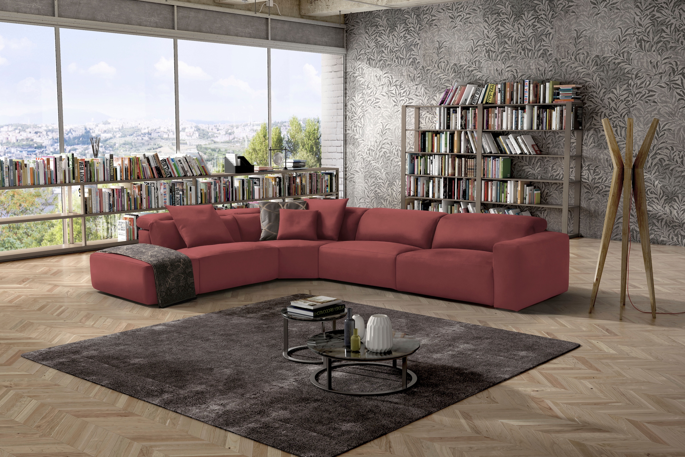 Egoitaliano Ecksofa »Beverly, extravangantes Designsofa mit erstklassigem S günstig online kaufen