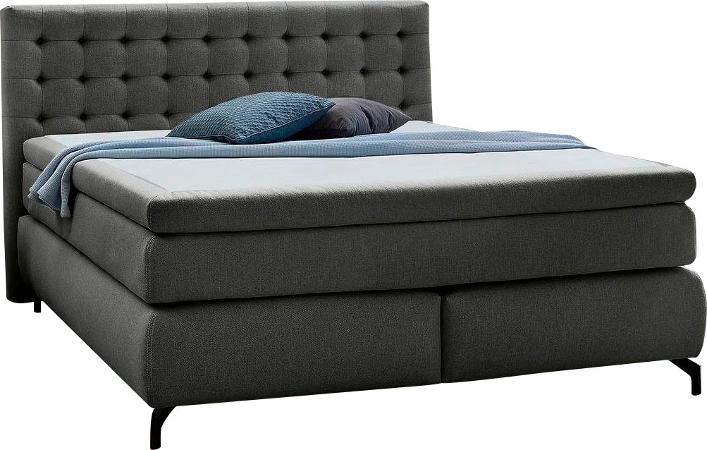 Jockenhöfer Gruppe Boxspringbett »Jessica inklusive 9cm Kaltschaum-Topper« günstig online kaufen