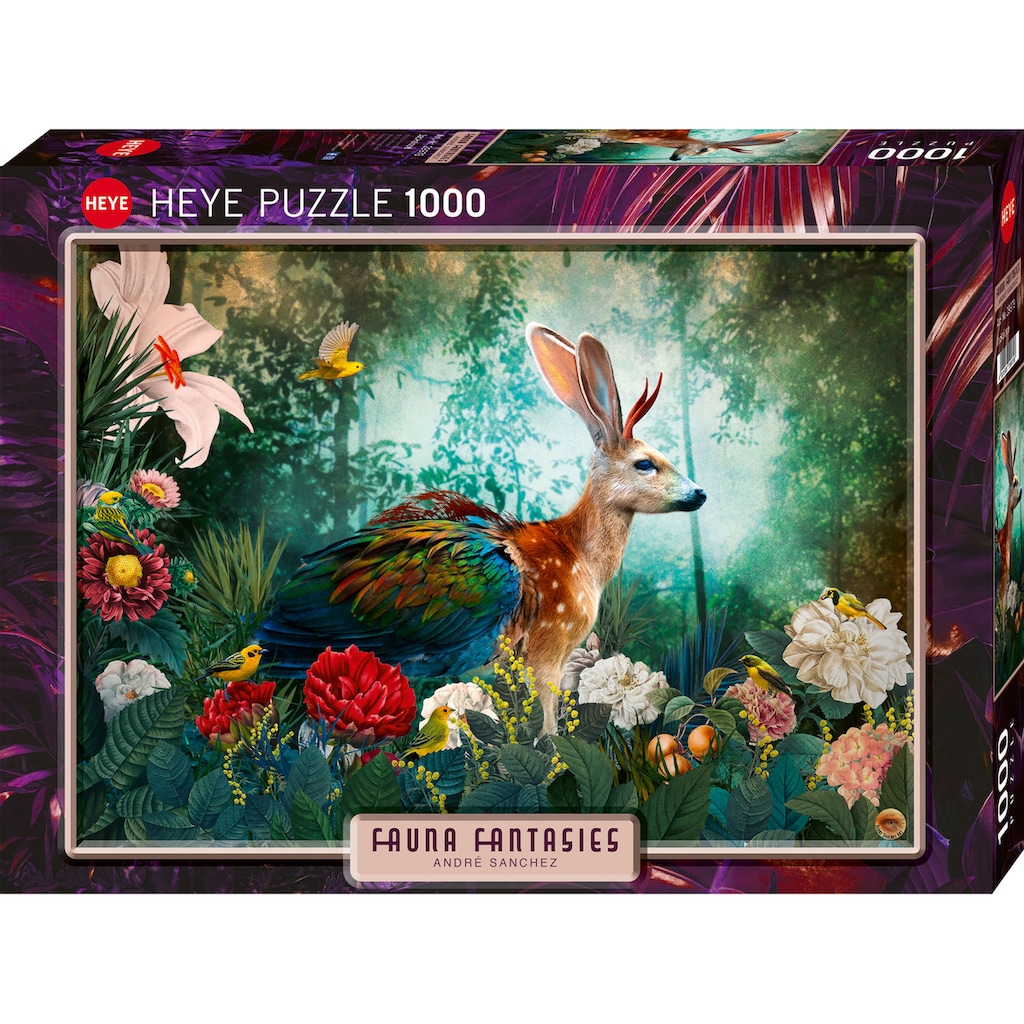 HEYE Puzzle »Jackalope / Fauna Fantasies«, Made in Germany