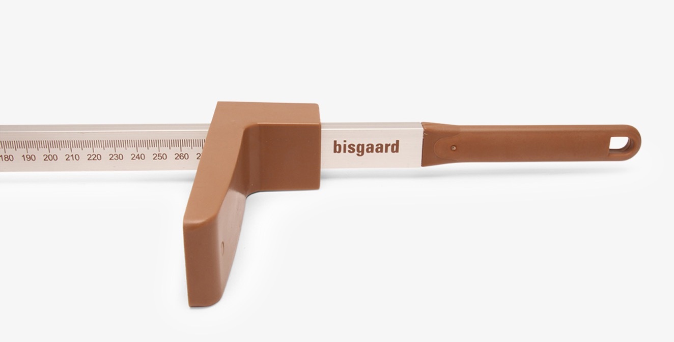 Bisgaard Fußmessgerät »foot gauge«, (1 St.), Fußmessinstrument, Ideal für präzise und komfortable Messungen!